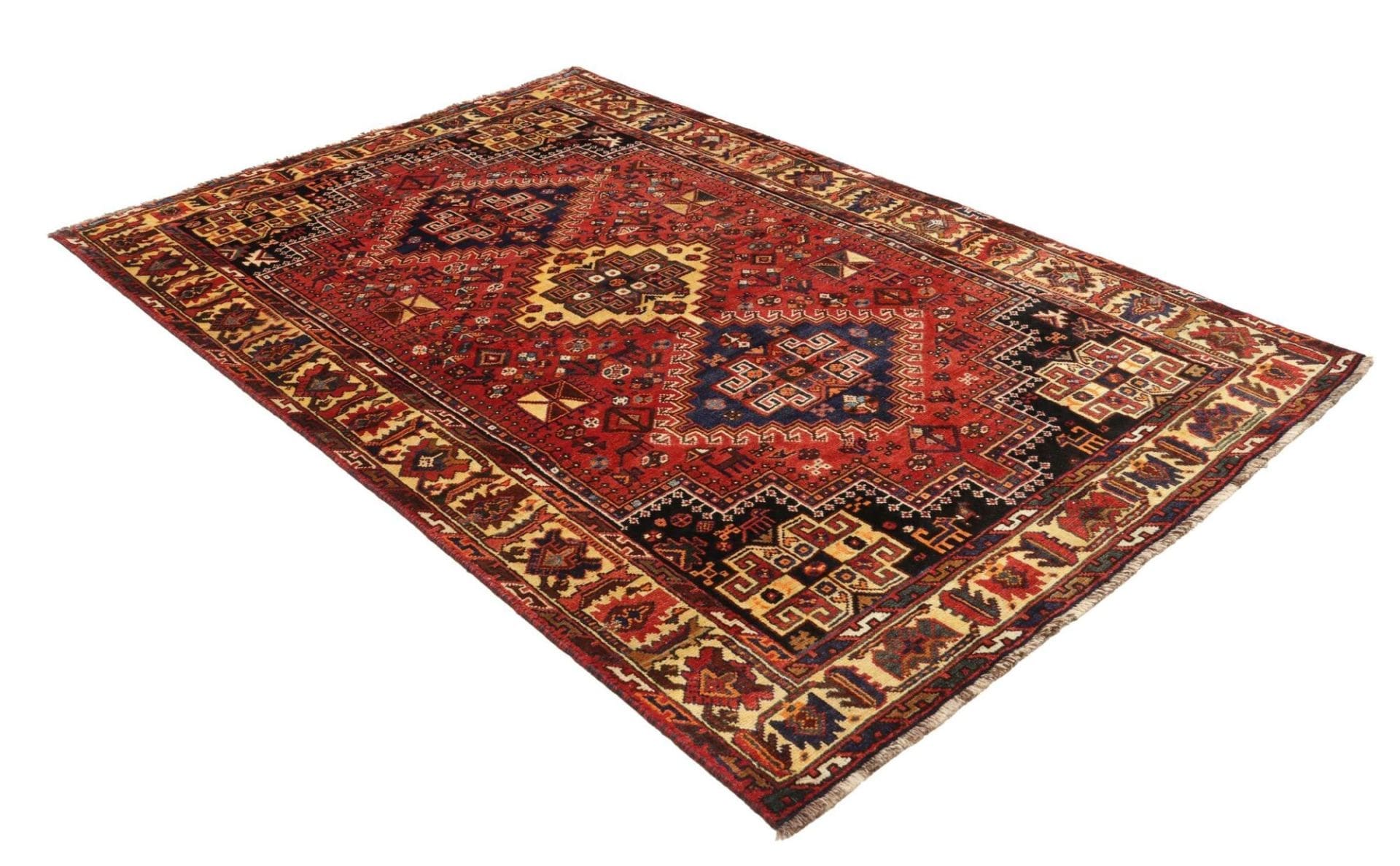 Shiraz Perserteppich 171 × 258 cm aus Wolle, handgeknüpft