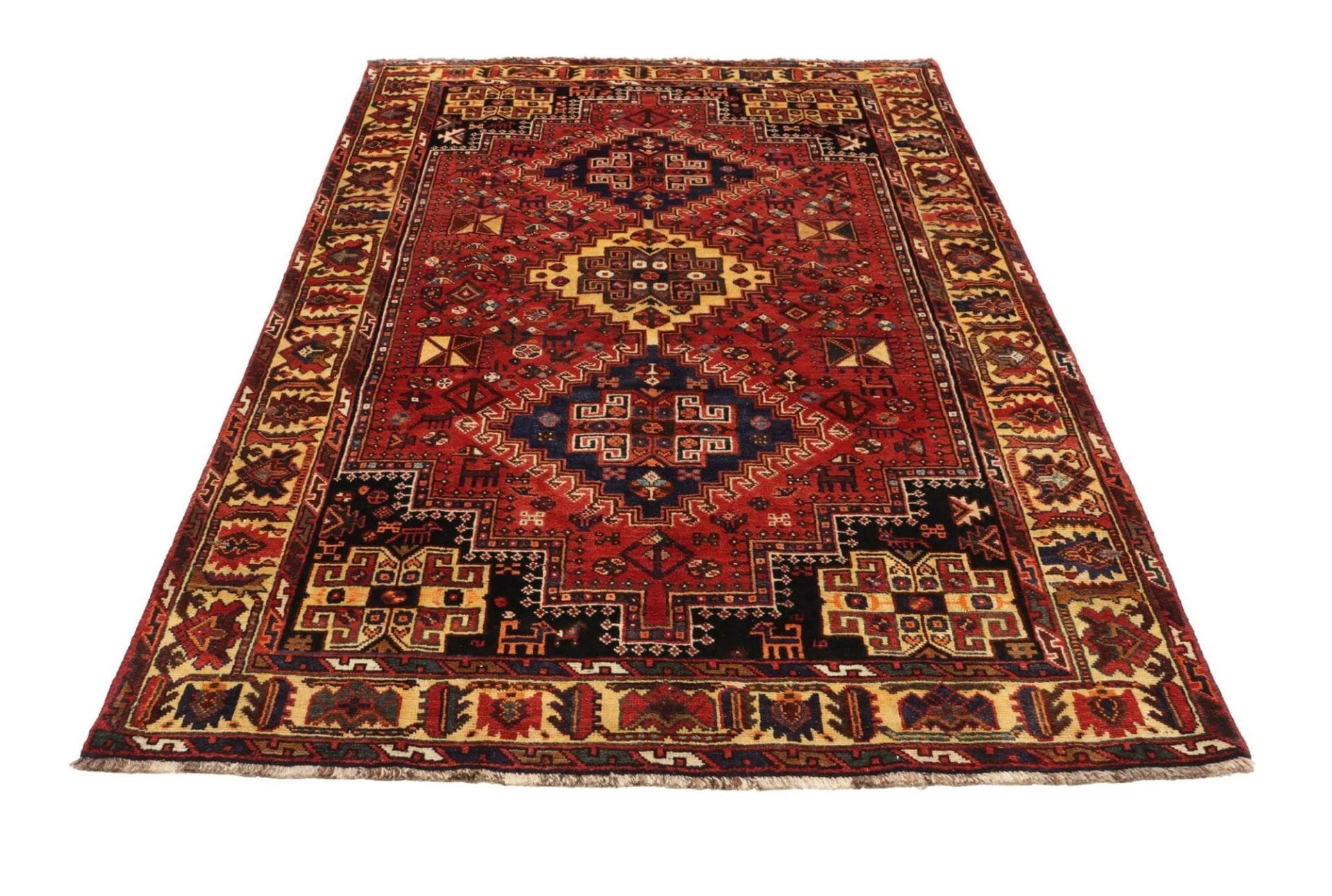 Shiraz Perserteppich 171 × 258 cm aus Wolle, handgeknüpft