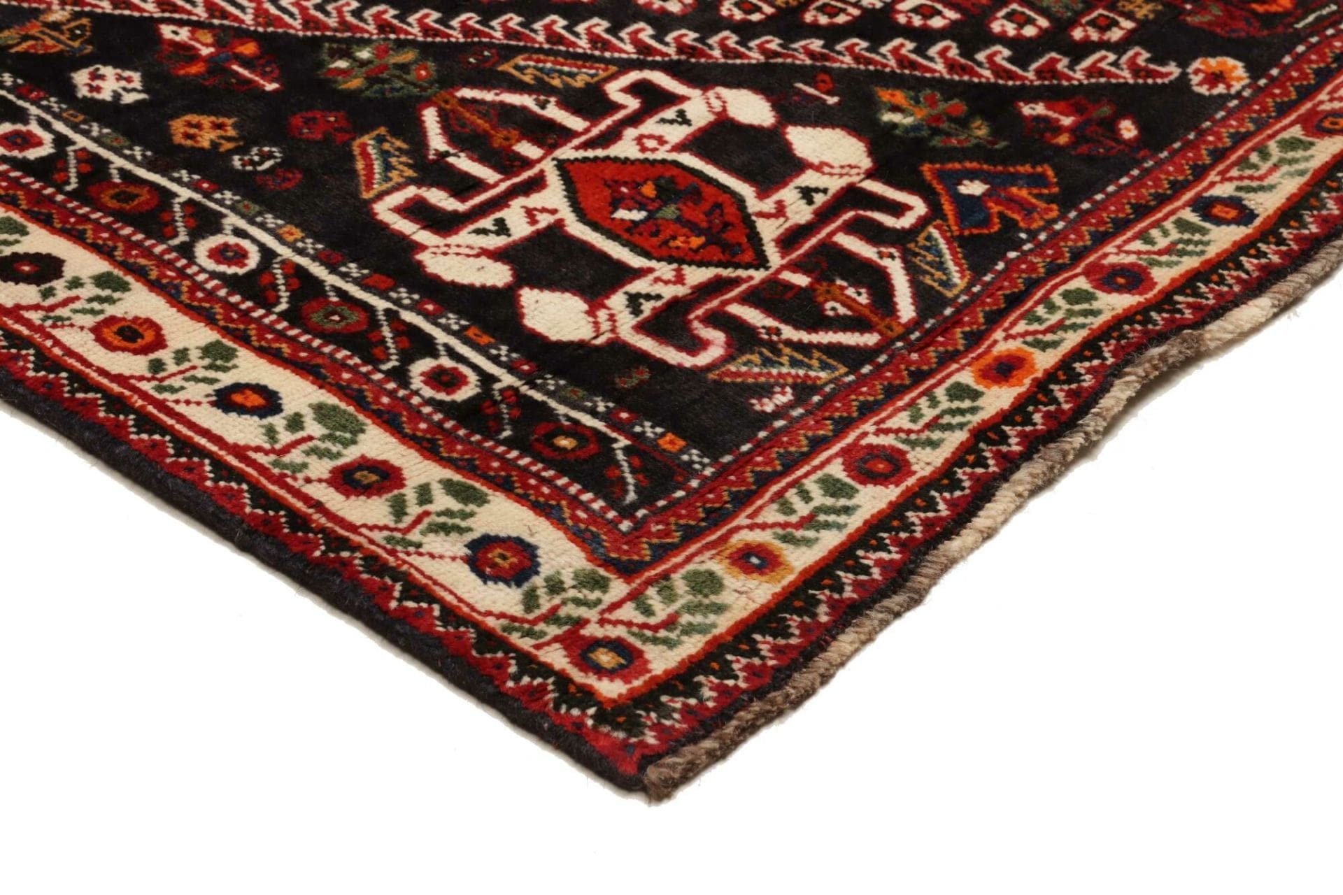 Qashqai Perserteppich aus Iran, 165 × 218 cm