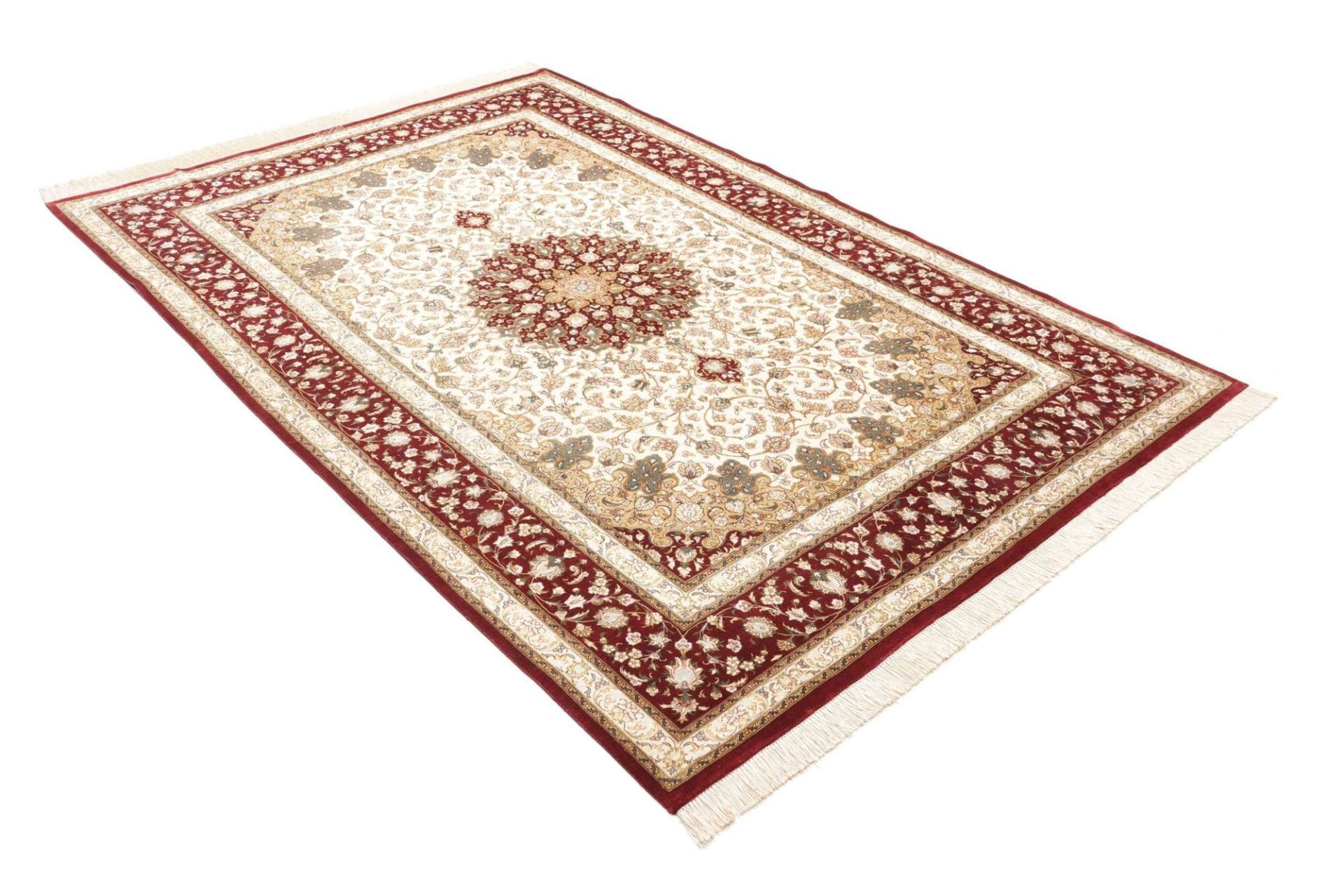 Ghom Perserteppich aus Iran, 157 × 233 cm