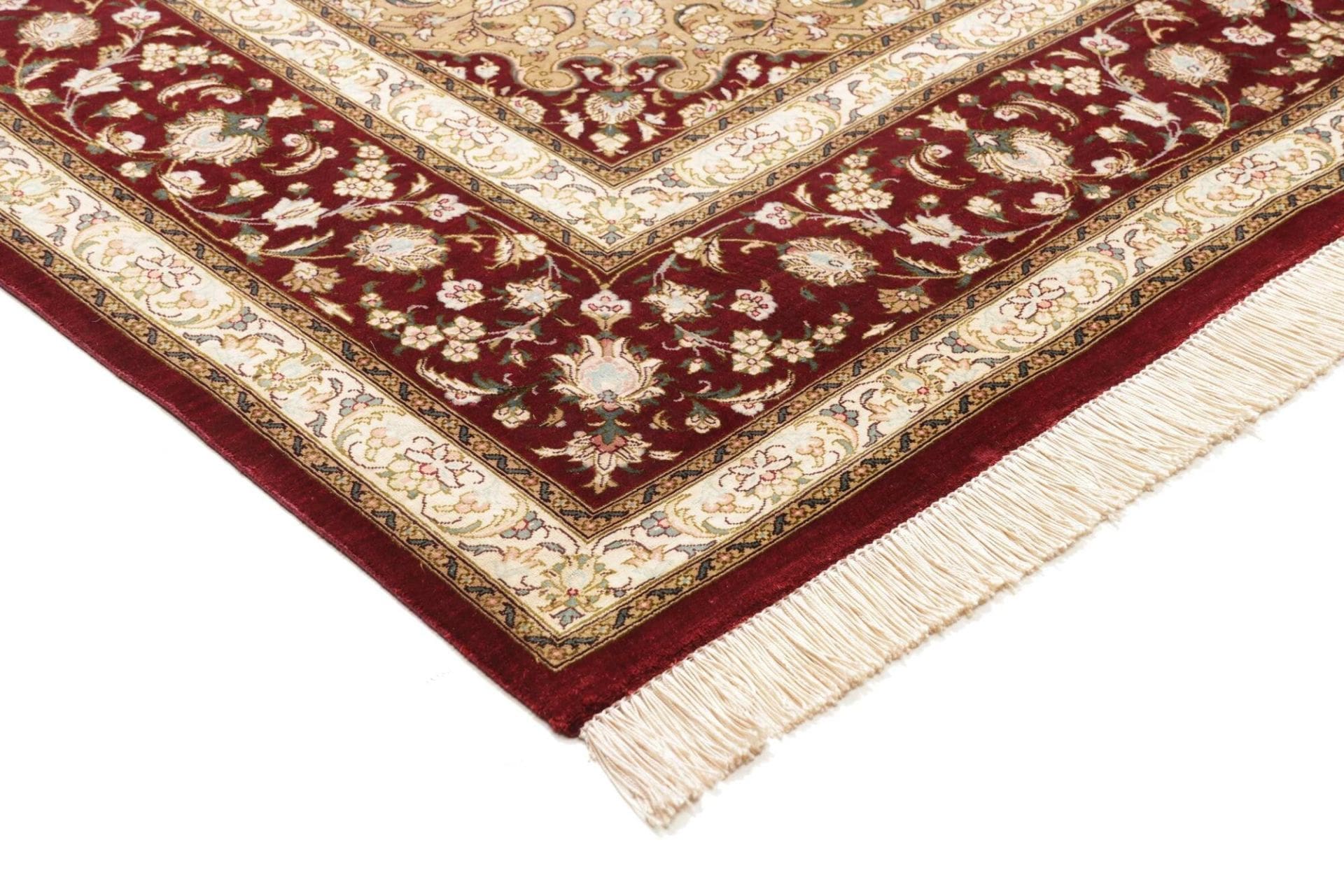 Ghom Perserteppich aus Iran, 157 × 233 cm
