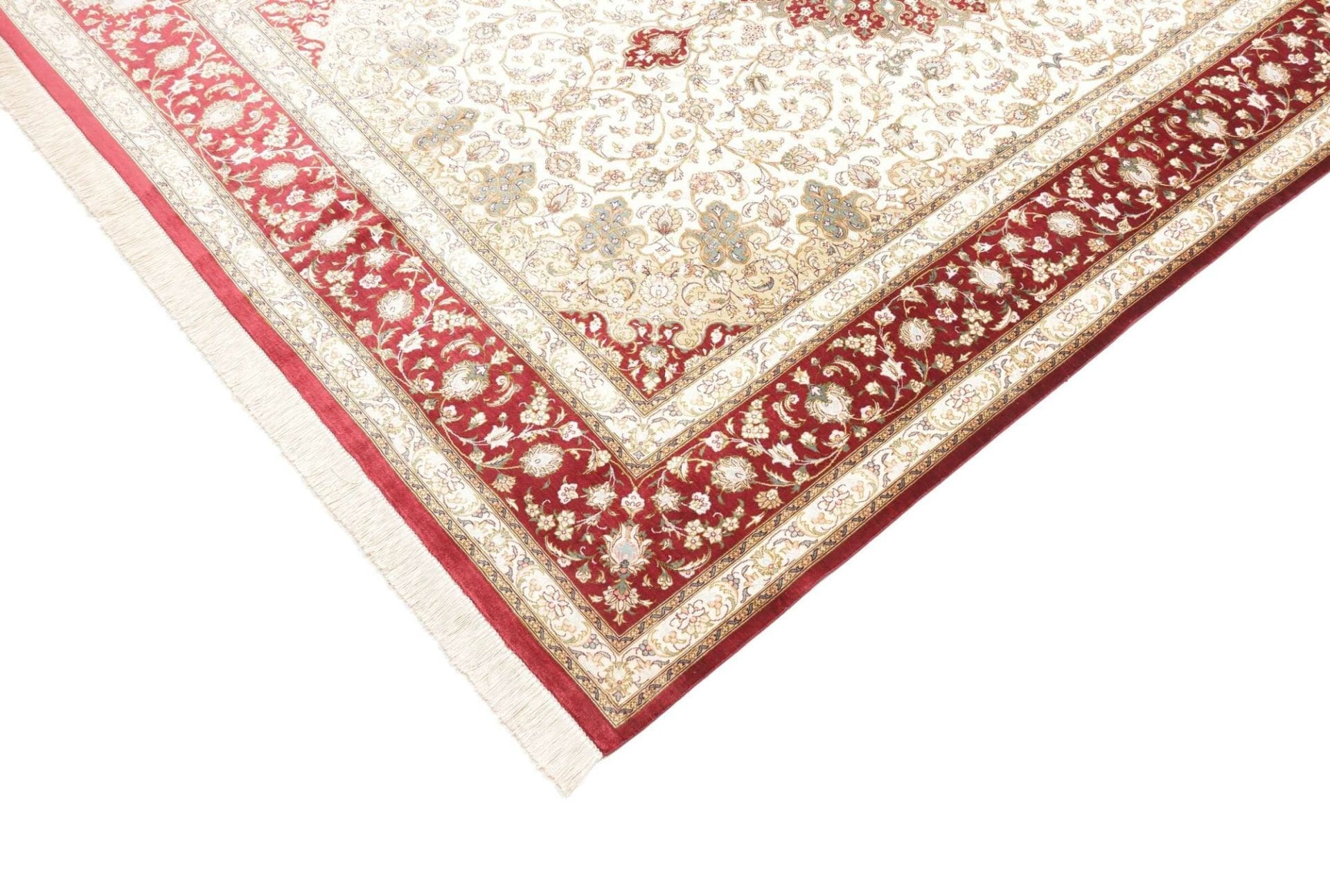 Ghom Perserteppich aus Iran, 157 × 233 cm