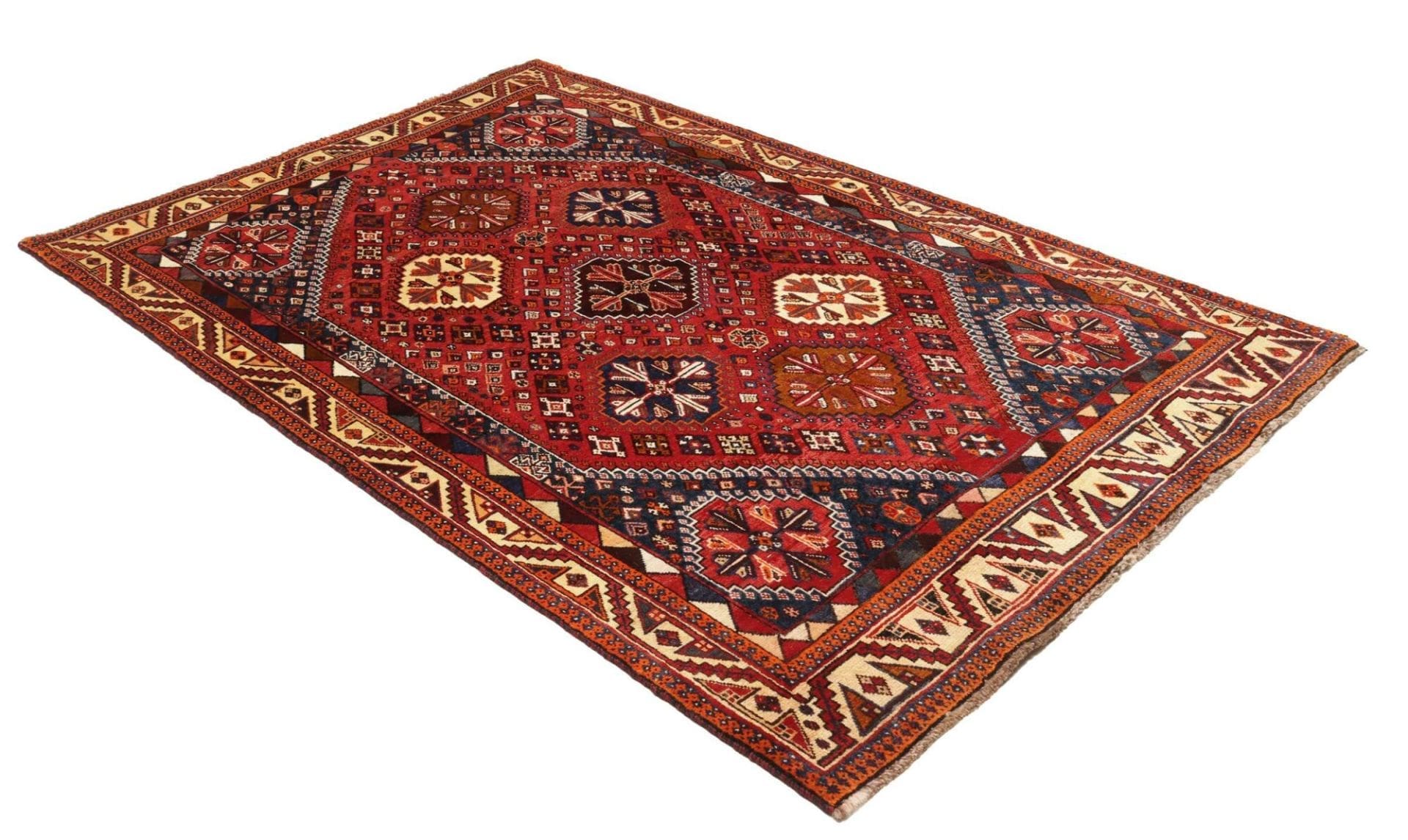 Qashqai Perserteppich aus Iran, 153 × 240 cm