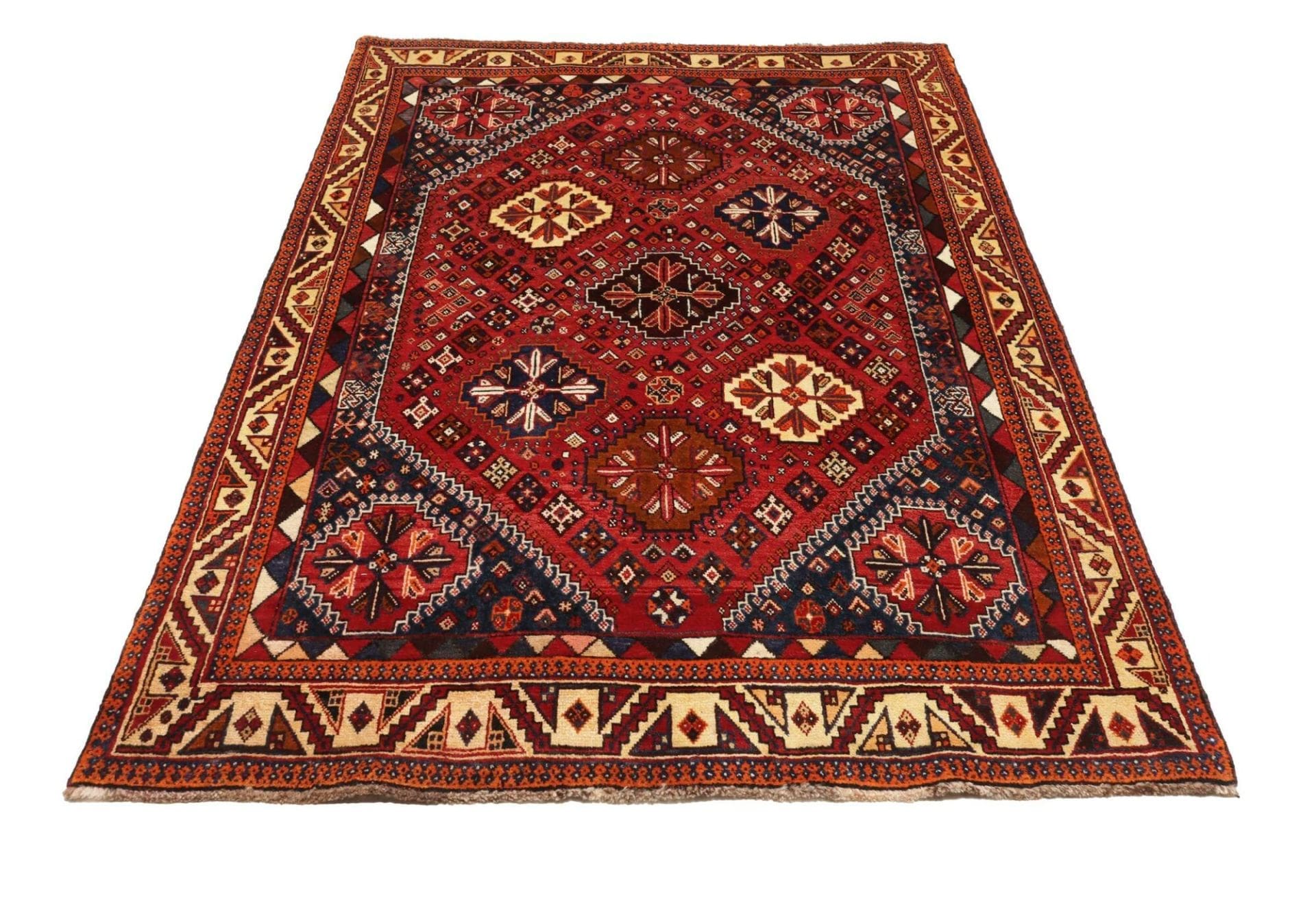 Qashqai Perserteppich aus Iran, 153 × 240 cm