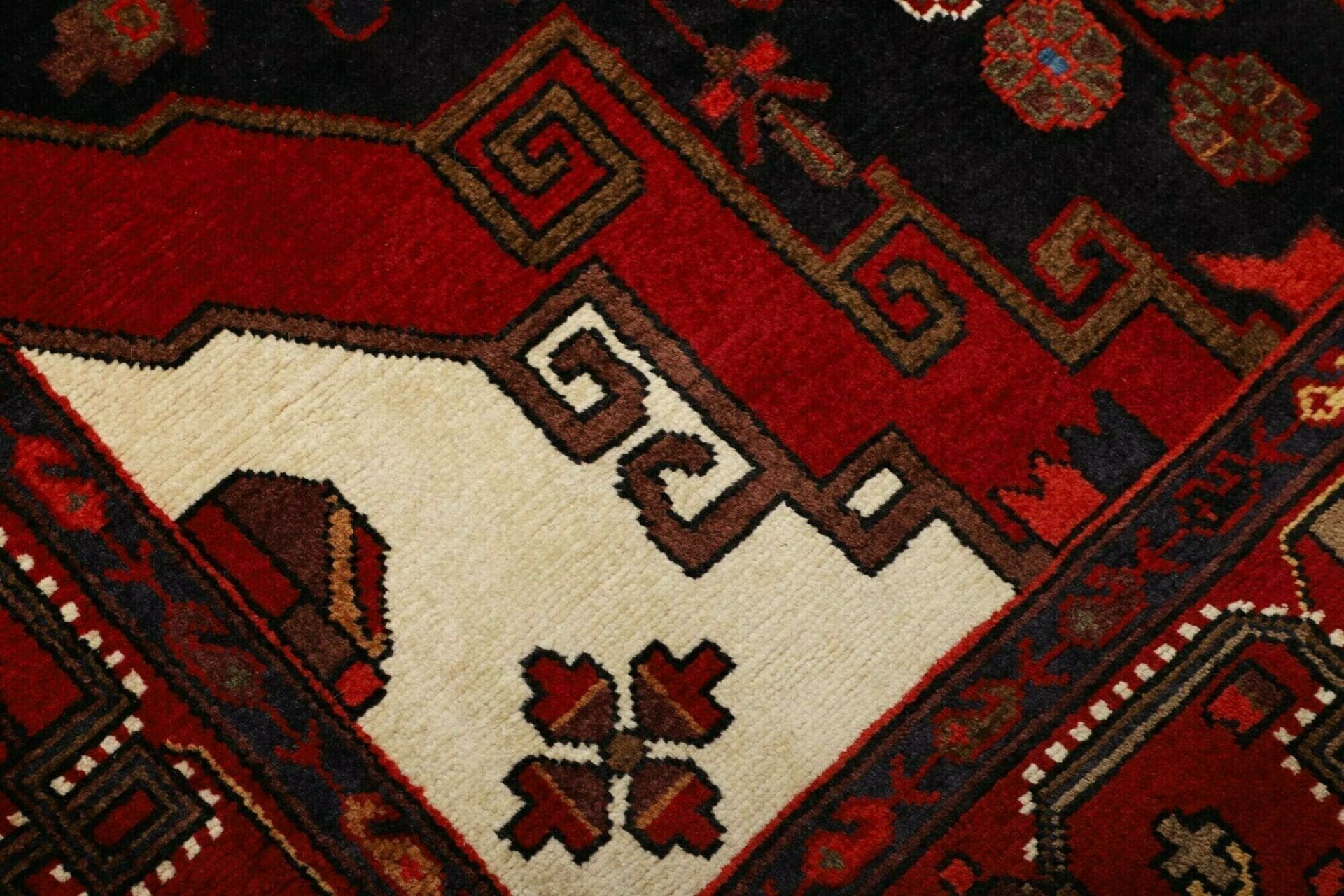 Handgeknüpfter Hamadan Perserteppich 144 × 224 cm