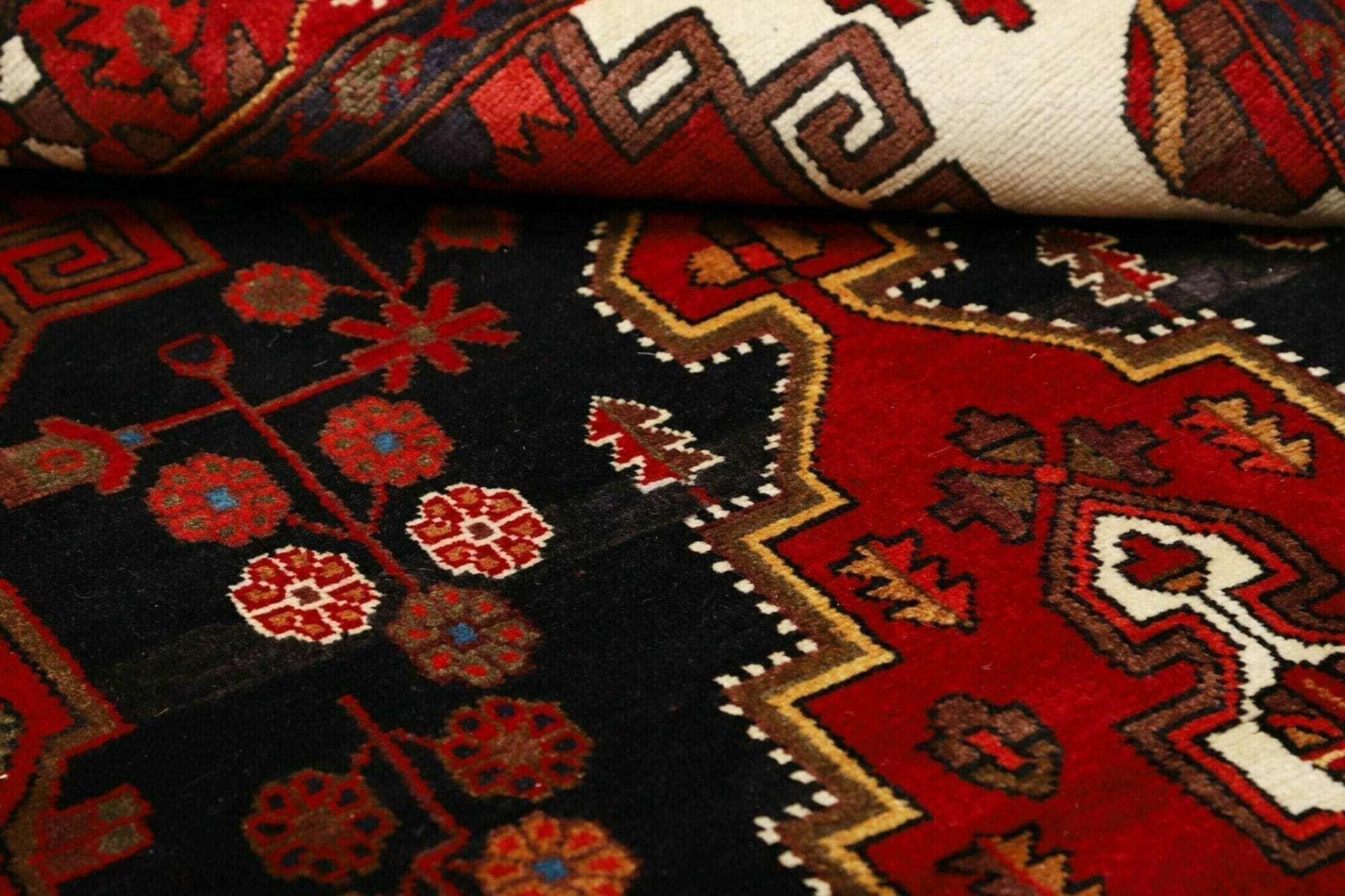 Handgeknüpfter Hamadan Perserteppich 144 × 224 cm