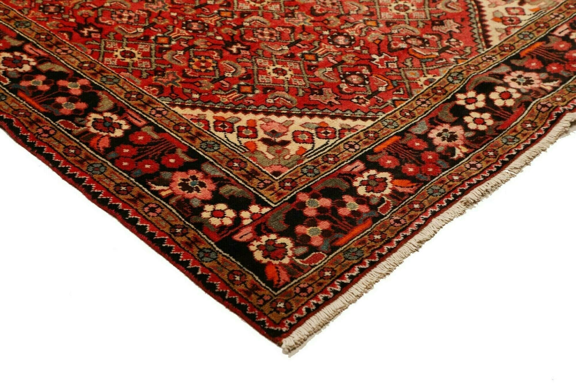 Handgeknüpfter Hamadan Herati Perserteppich, 153 × 228 cm, Wolle