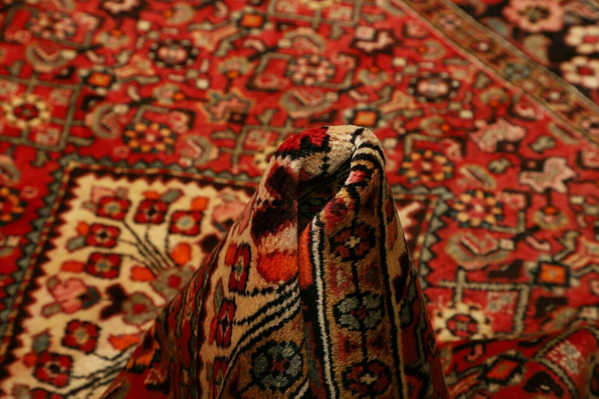Handgeknüpfter Hamadan Herati Perserteppich, 153 × 228 cm, Wolle