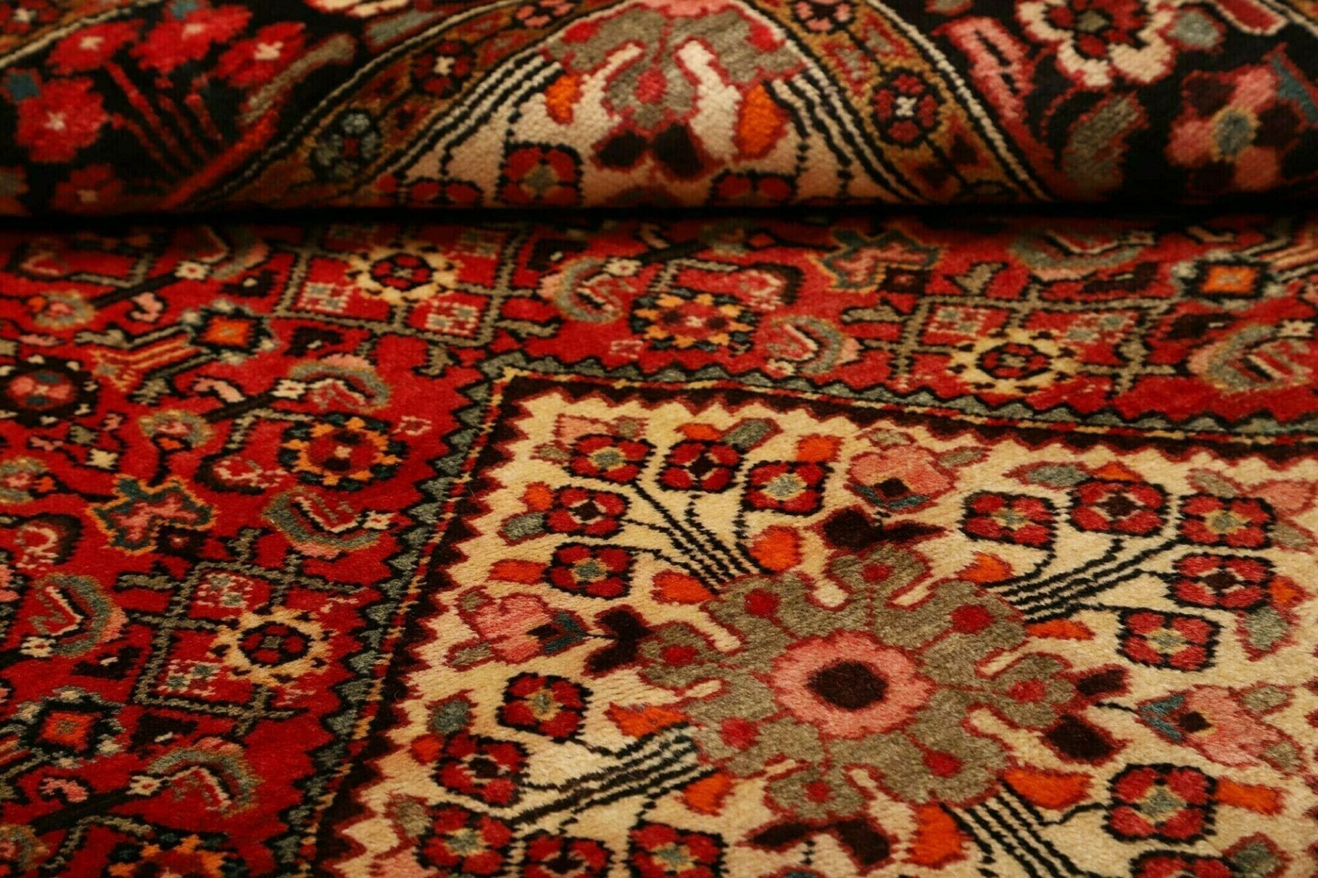 Handgeknüpfter Hamadan Herati Perserteppich, 153 × 228 cm, Wolle
