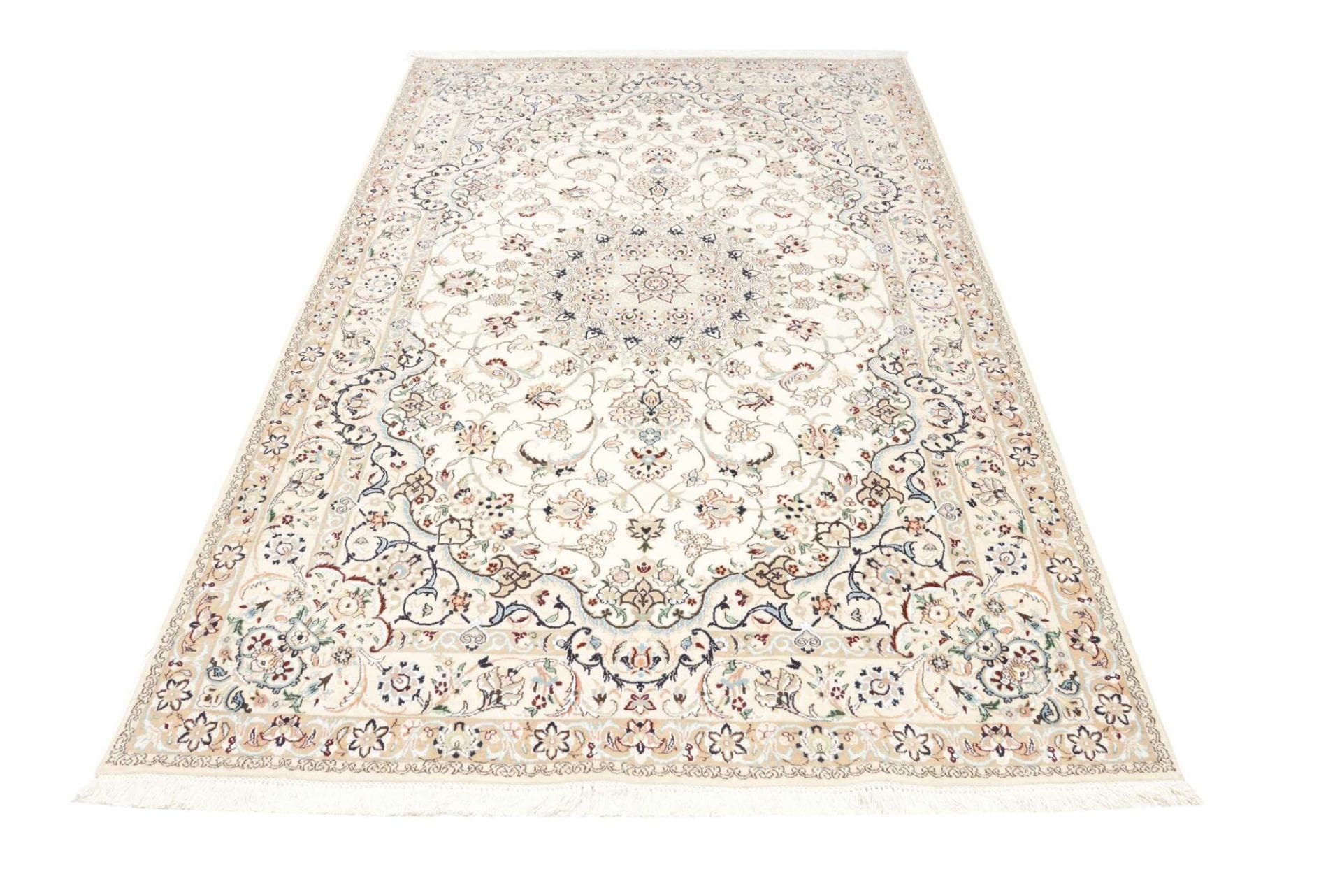 Handgeknüpfter Nain Perserteppich, 163 × 264 cm, Wolle