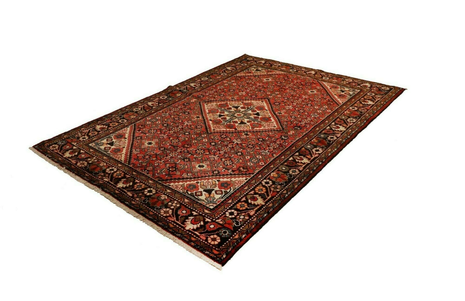 Hamadan Perserteppich aus Iran, 158 × 222 cm