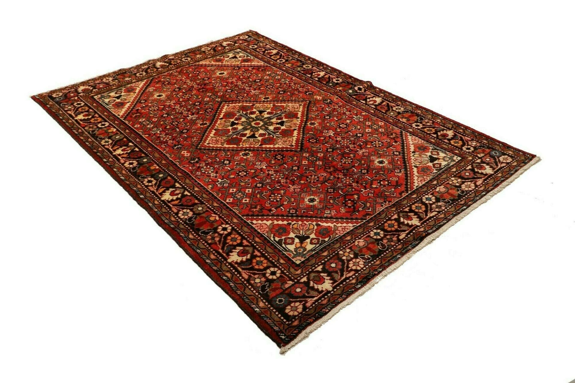 Hamadan Perserteppich aus Iran, 158 × 222 cm