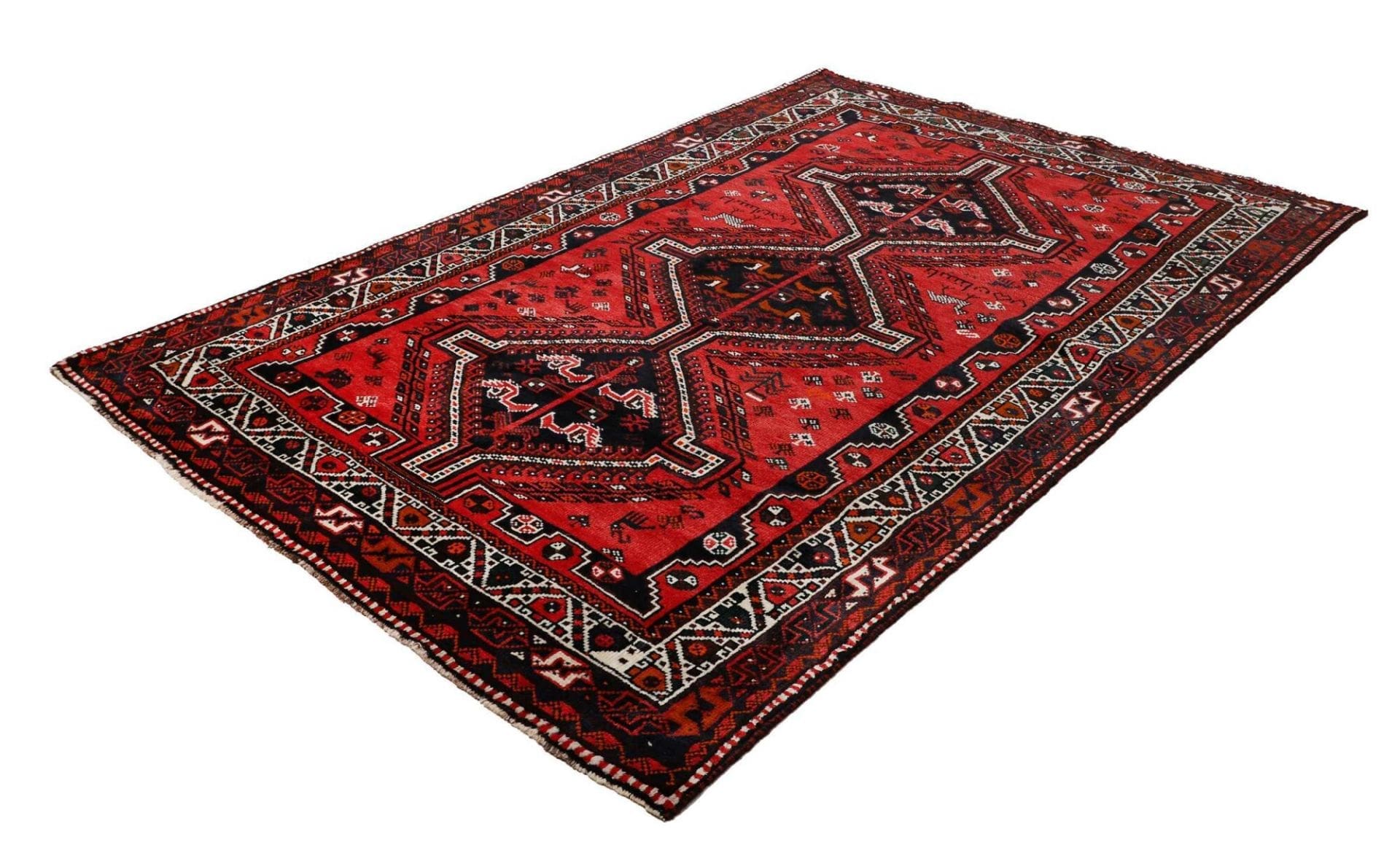 Shiraz Perserteppich aus Iran, 174 × 251 cm