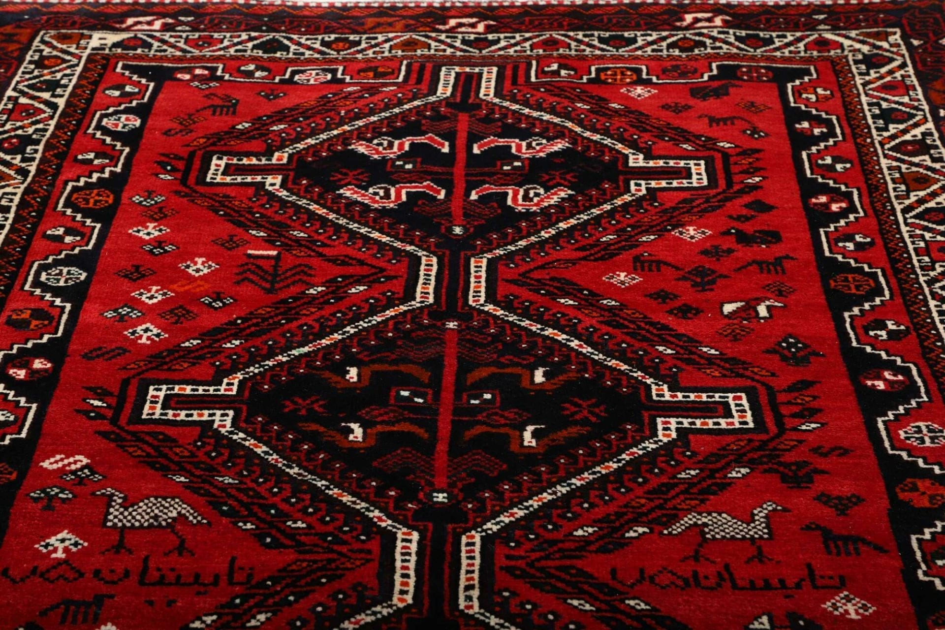 Shiraz Perserteppich aus Iran, 174 × 251 cm