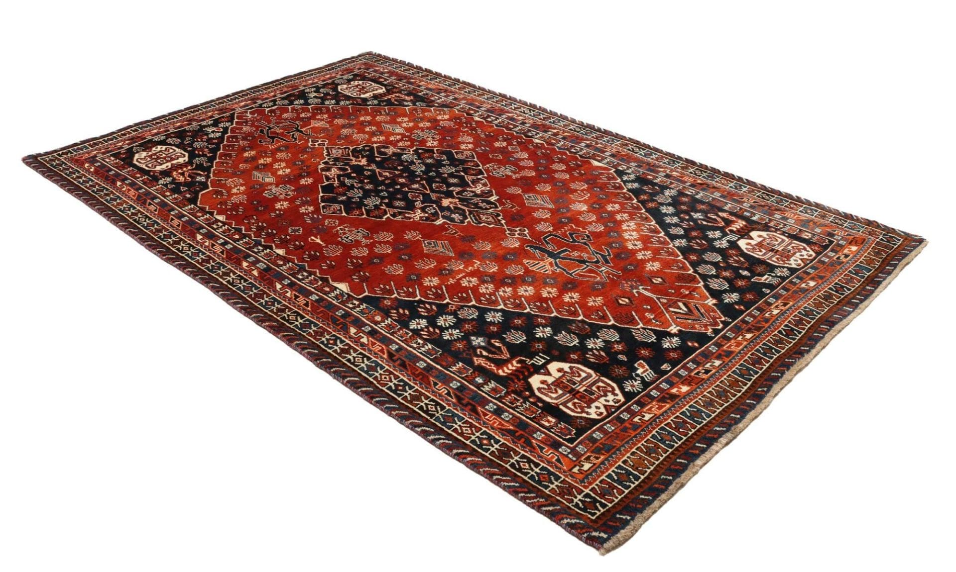 Handgeknüpfter Shiraz Perserteppich 173 × 272 cm