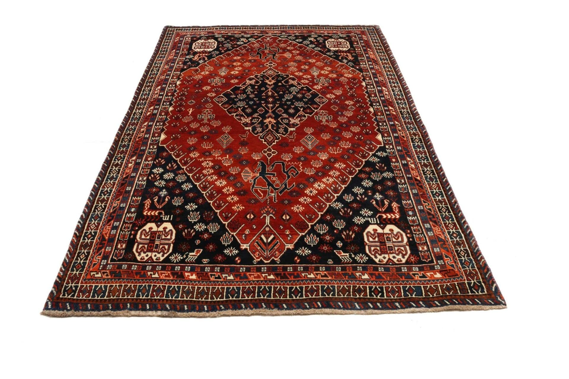 Handgeknüpfter Shiraz Perserteppich 173 × 272 cm