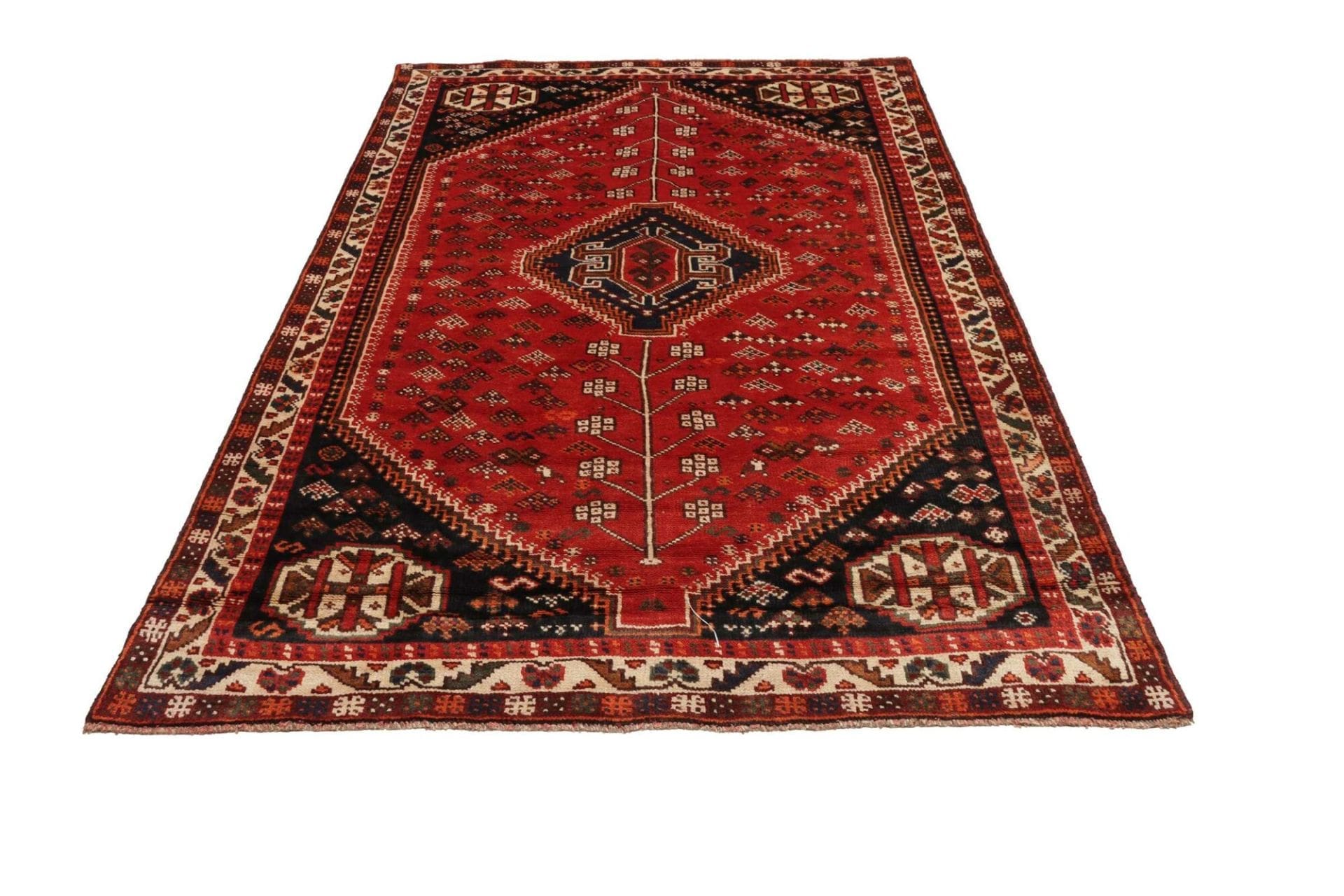 Shiraz Perserteppich aus Iran, 155 × 245 cm