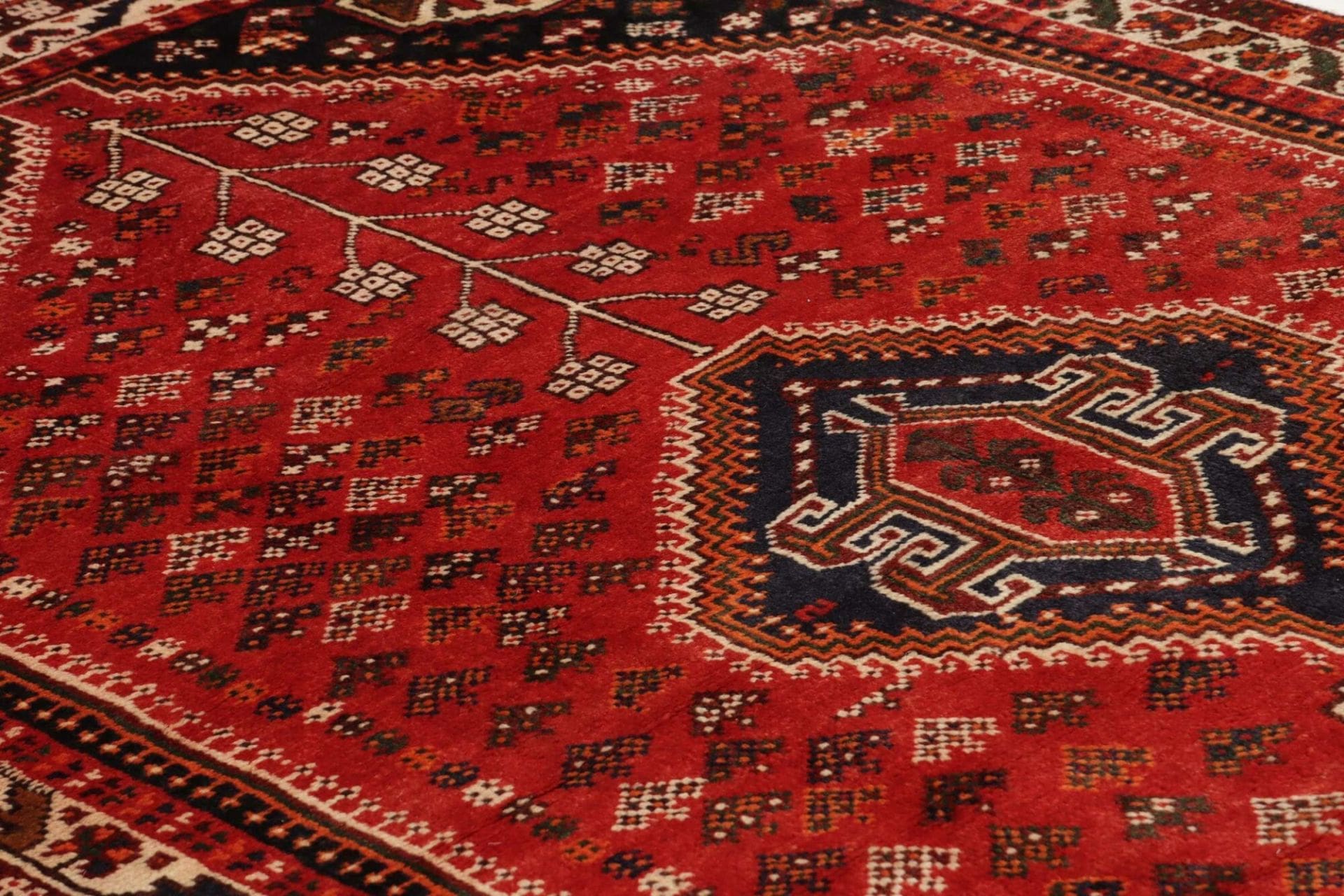 Shiraz Perserteppich aus Iran, 155 × 245 cm