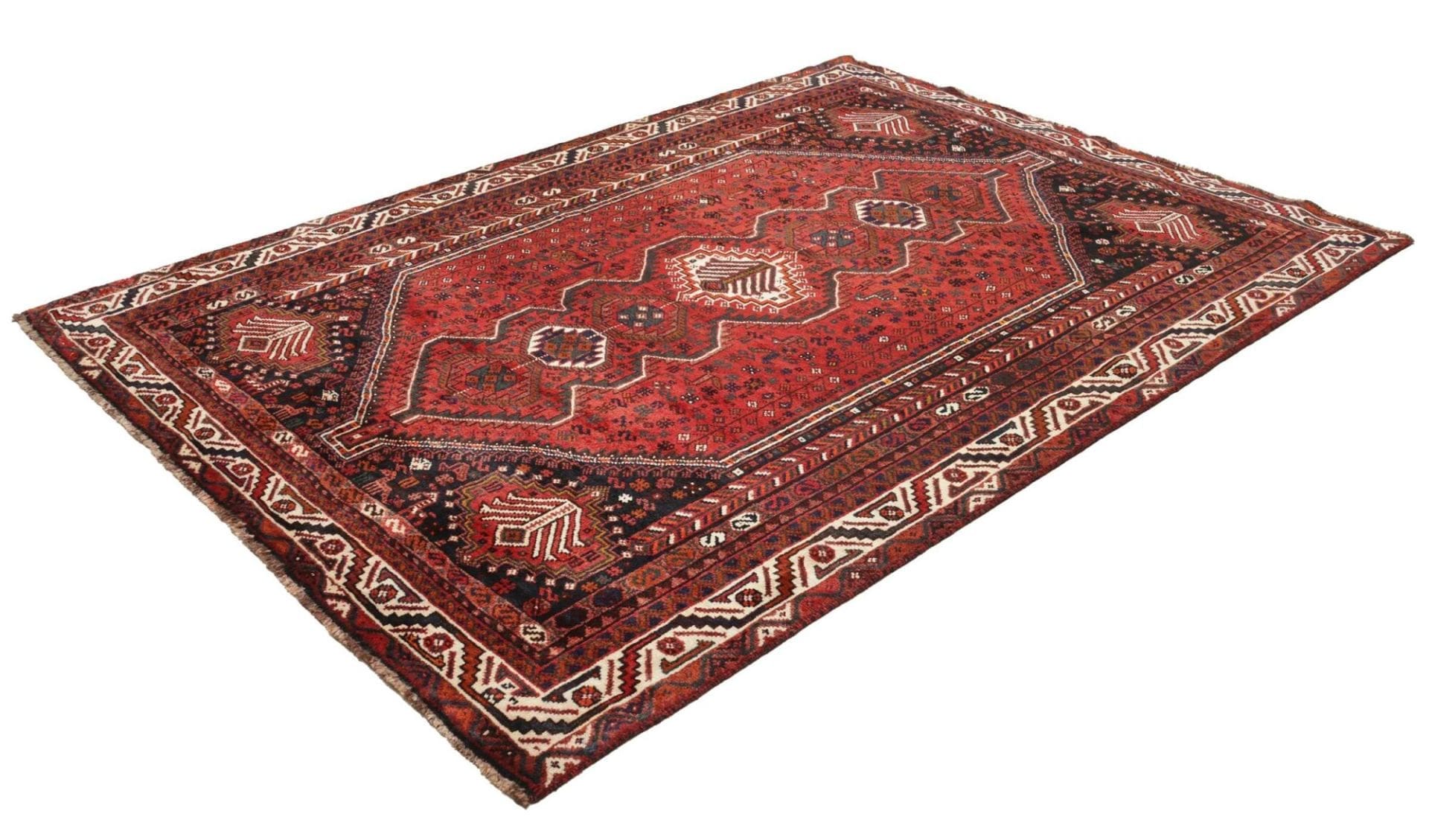 Shiraz Perserteppich aus Iran, 172 × 262 cm