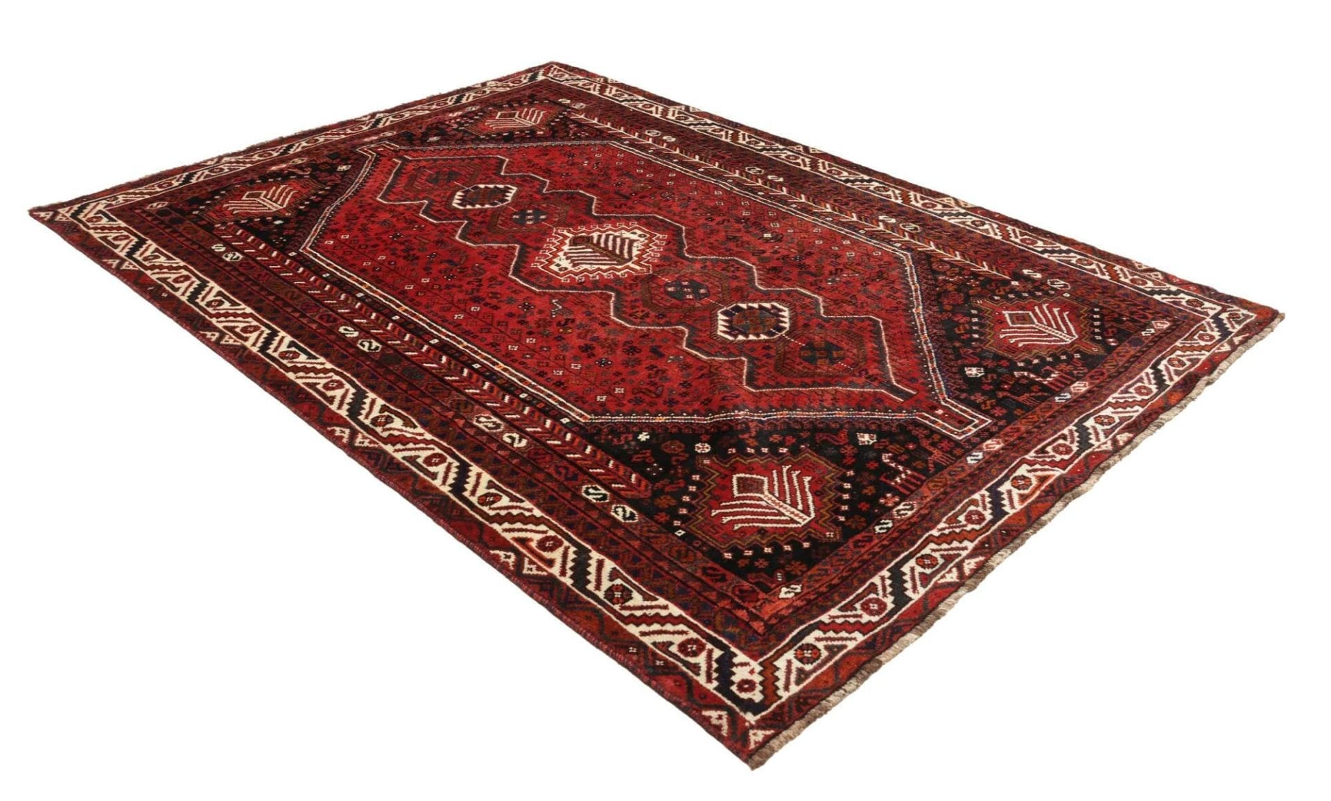 Shiraz Perserteppich aus Iran, 172 × 262 cm