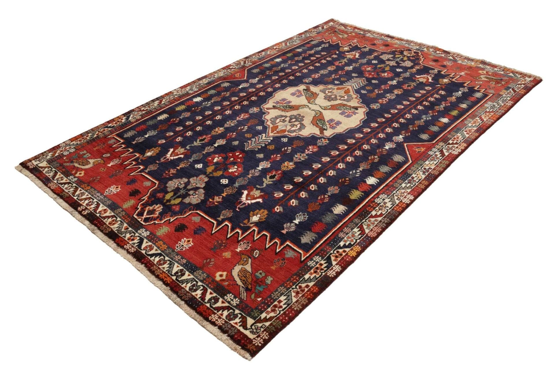 Handgeknüpfter Qashqai Perserteppich, 170 × 252 cm, Wolle