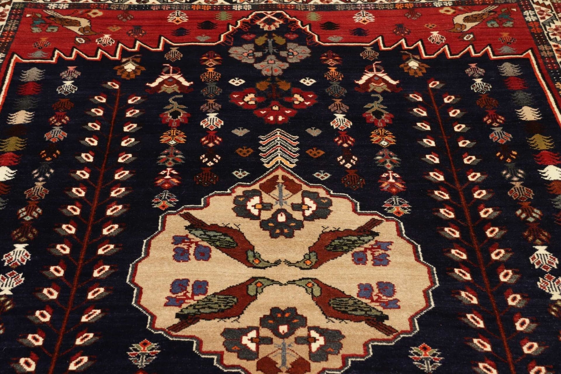 Handgeknüpfter Qashqai Perserteppich, 170 × 252 cm, Wolle