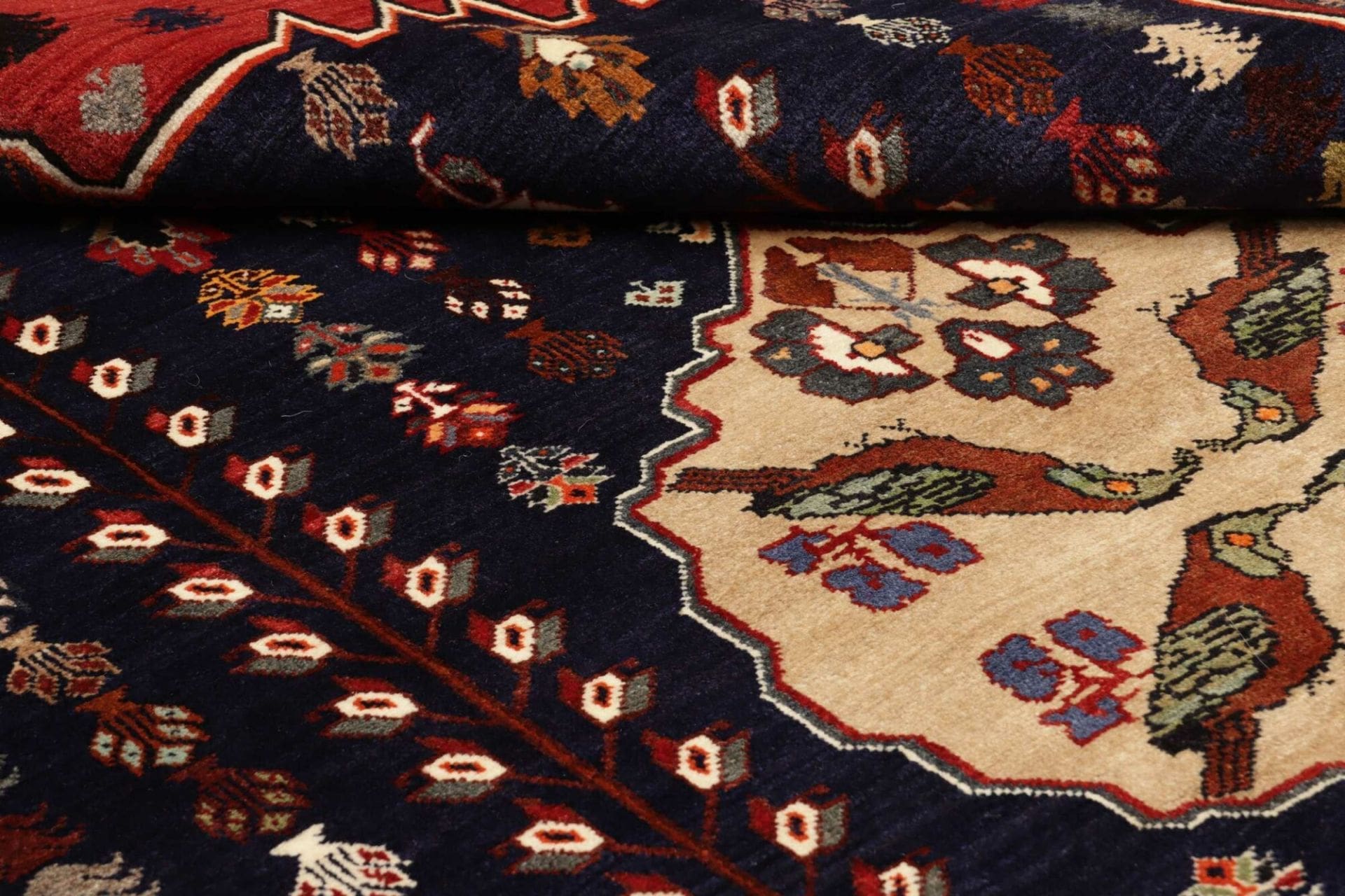 Handgeknüpfter Qashqai Perserteppich, 170 × 252 cm, Wolle