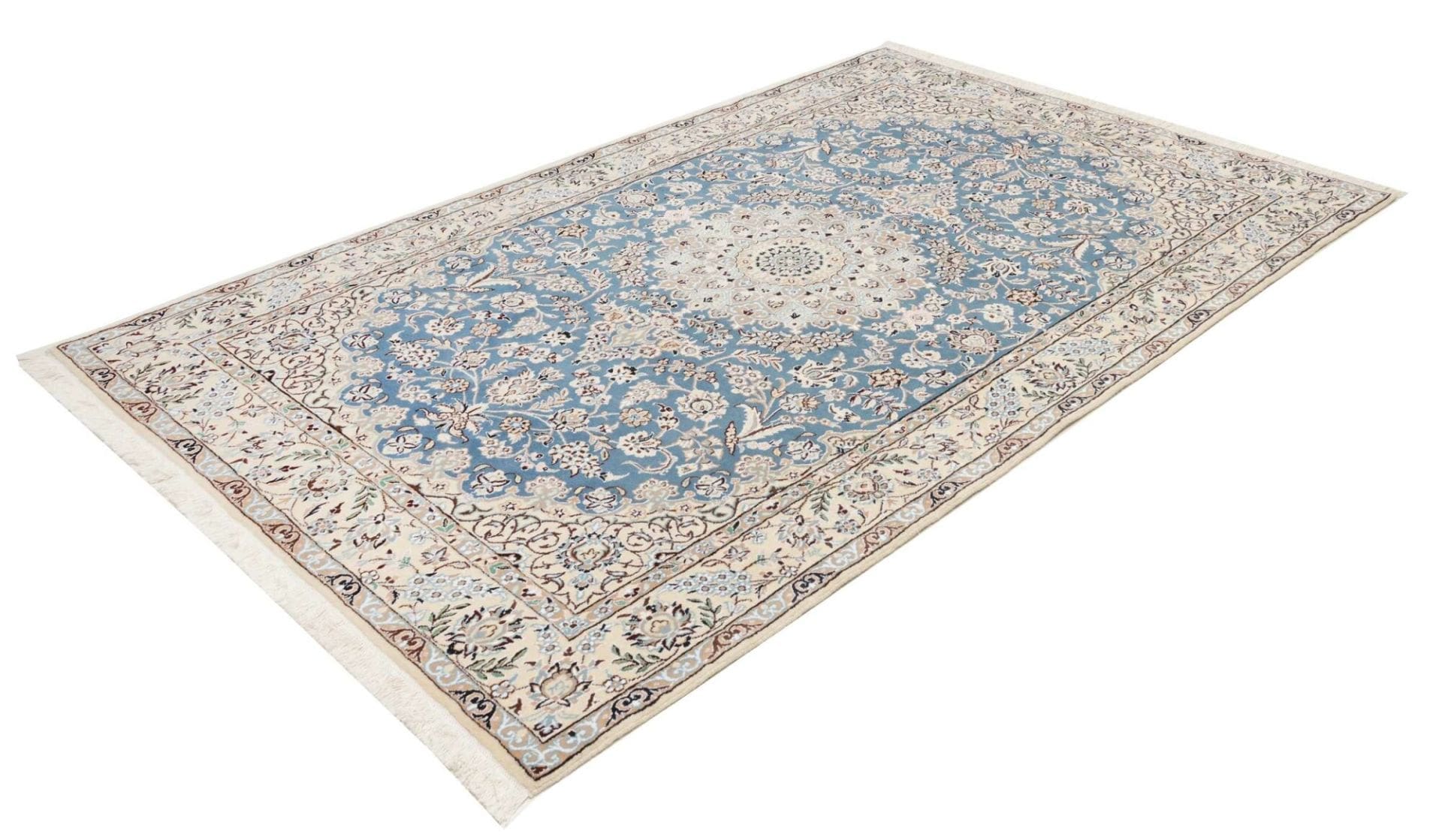 Handgeknüpfter Nain Perserteppich, 161 × 255 cm, Wolle
