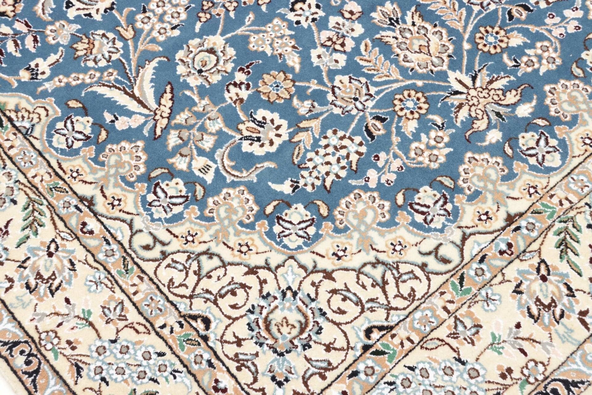Handgeknüpfter Nain Perserteppich, 161 × 255 cm, Wolle