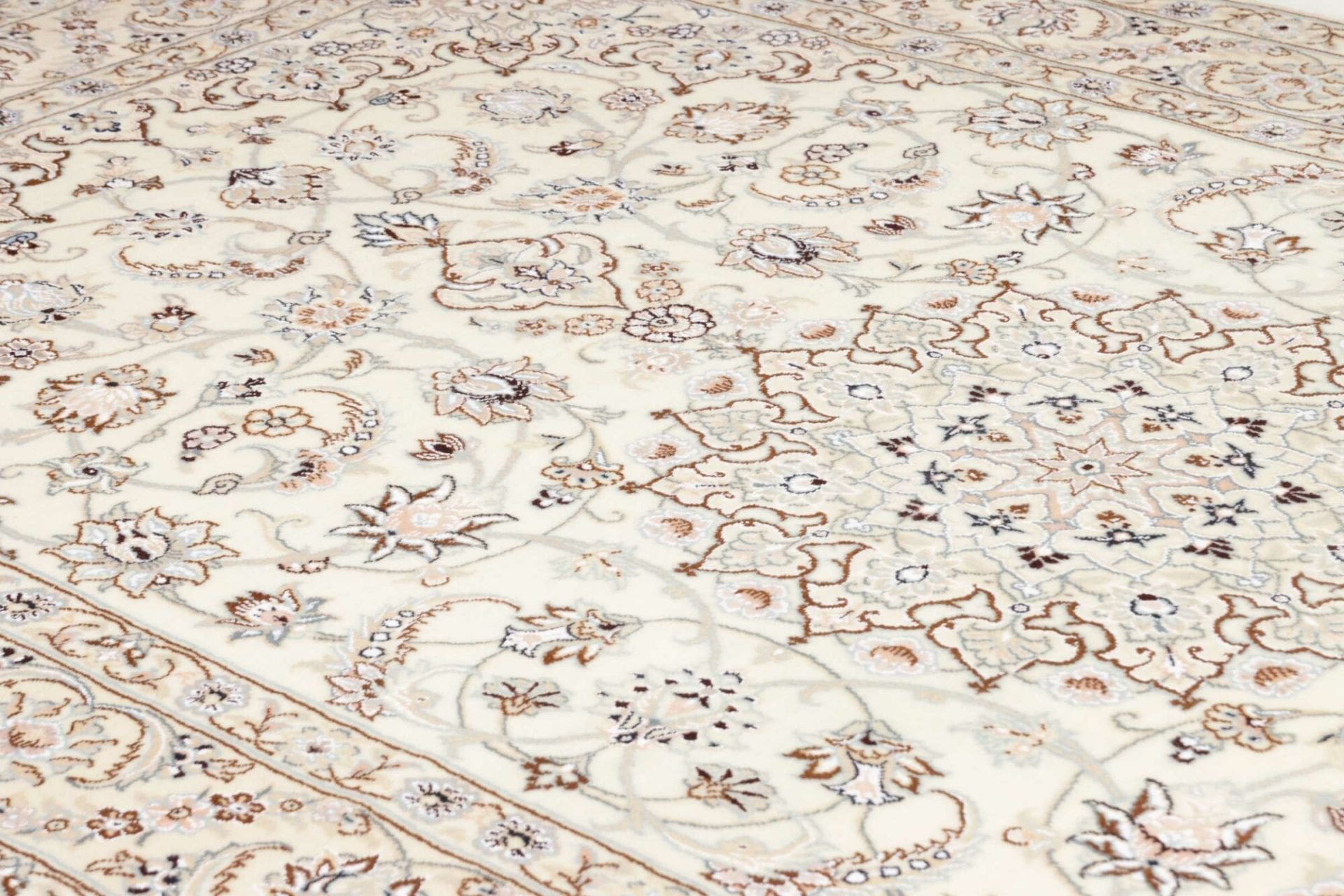 Handgeknüpfter Nain Perserteppich, 158 × 264 cm, Wolle