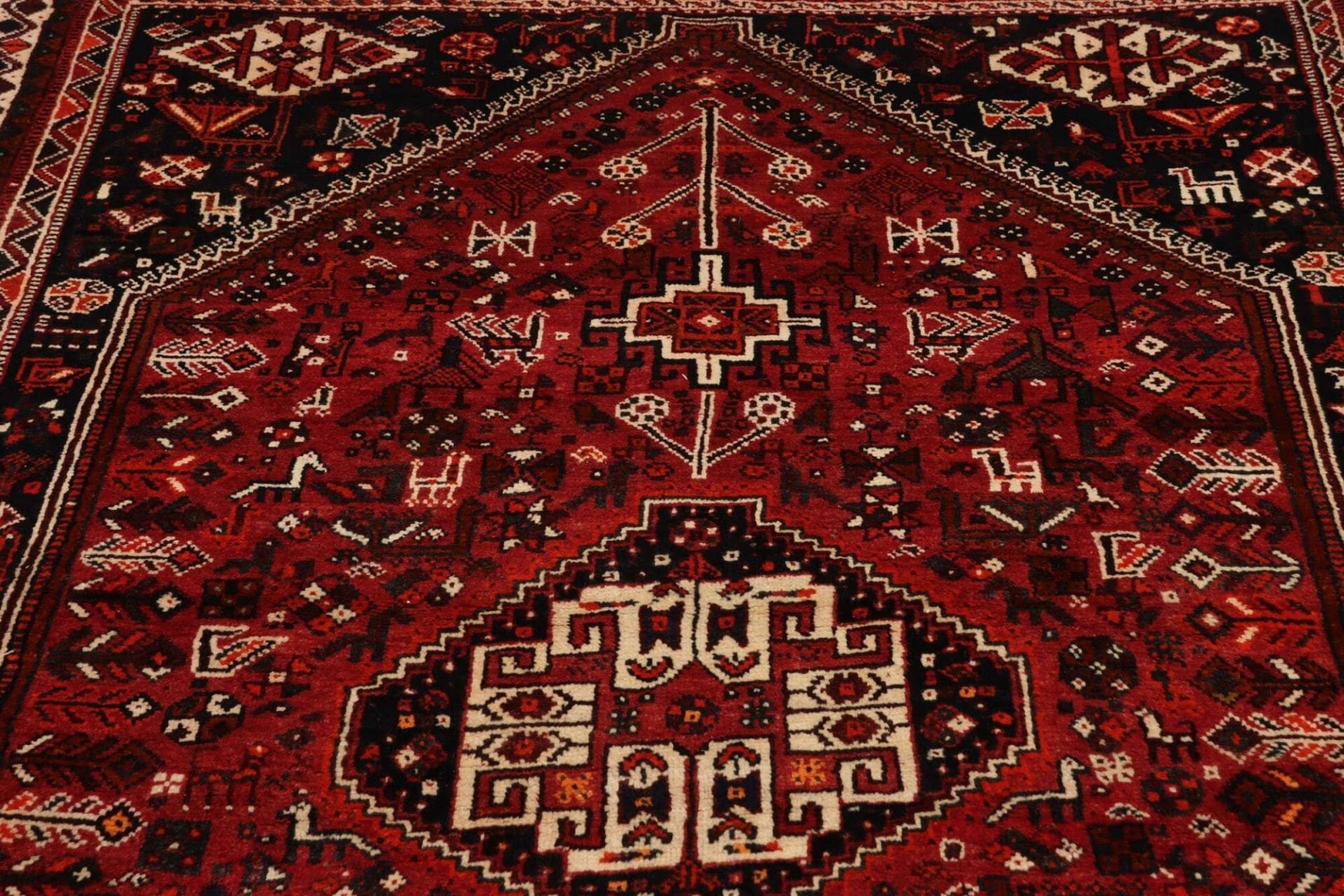 Shiraz Perserteppich aus Iran, 171 × 260 cm