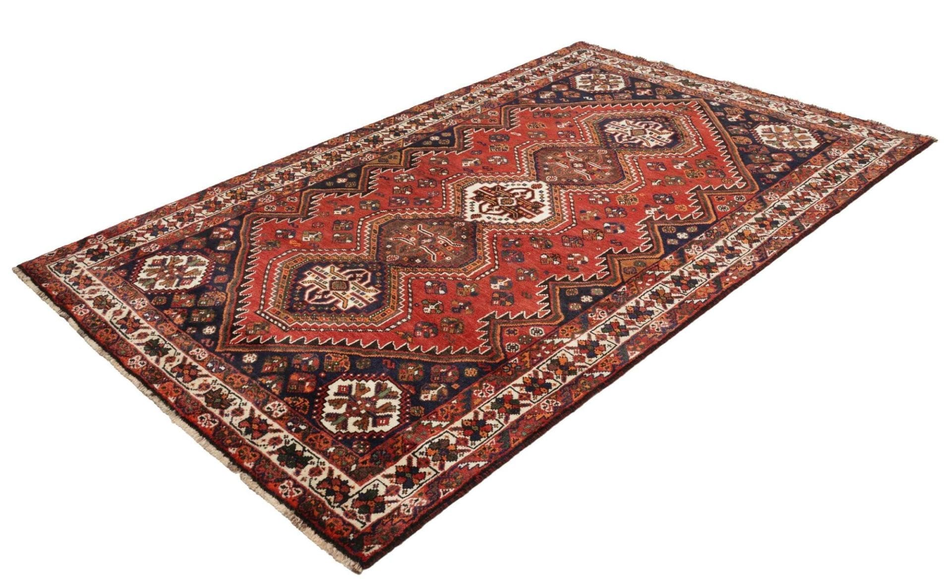 Shiraz Perserteppich aus Iran, 163 × 258 cm