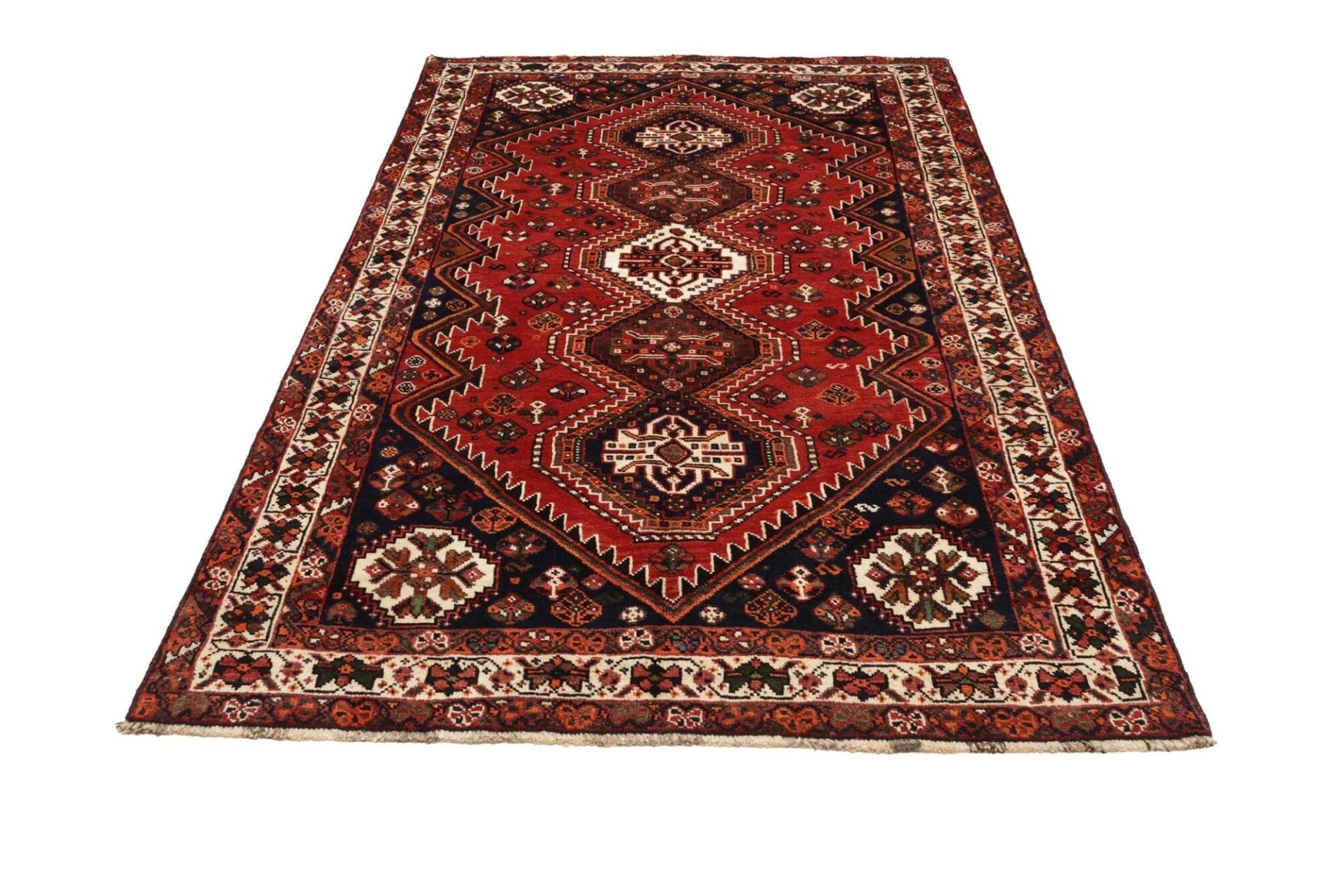 Shiraz Perserteppich aus Iran, 163 × 258 cm