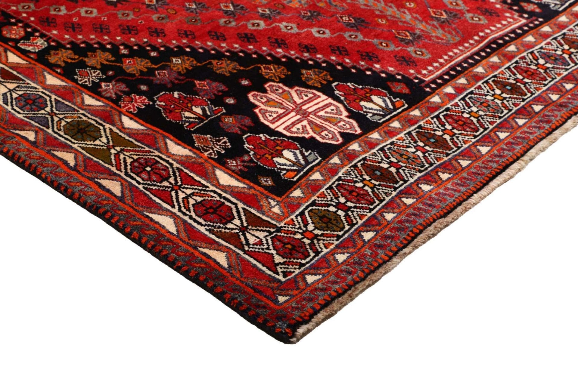 Shiraz Perserteppich aus Iran, 165 × 250 cm