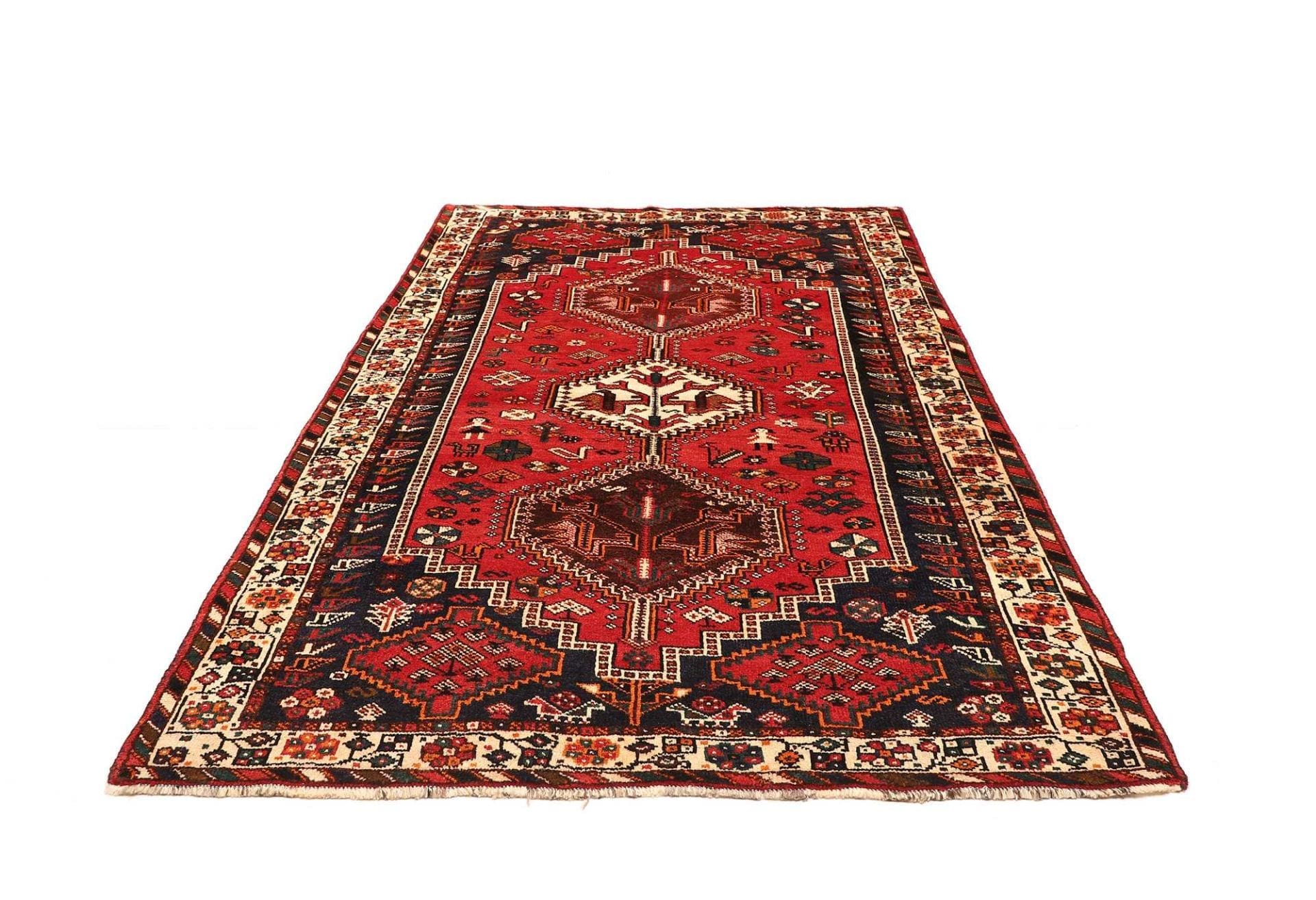 Shiraz Perserteppich aus Iran, 173 × 255 cm