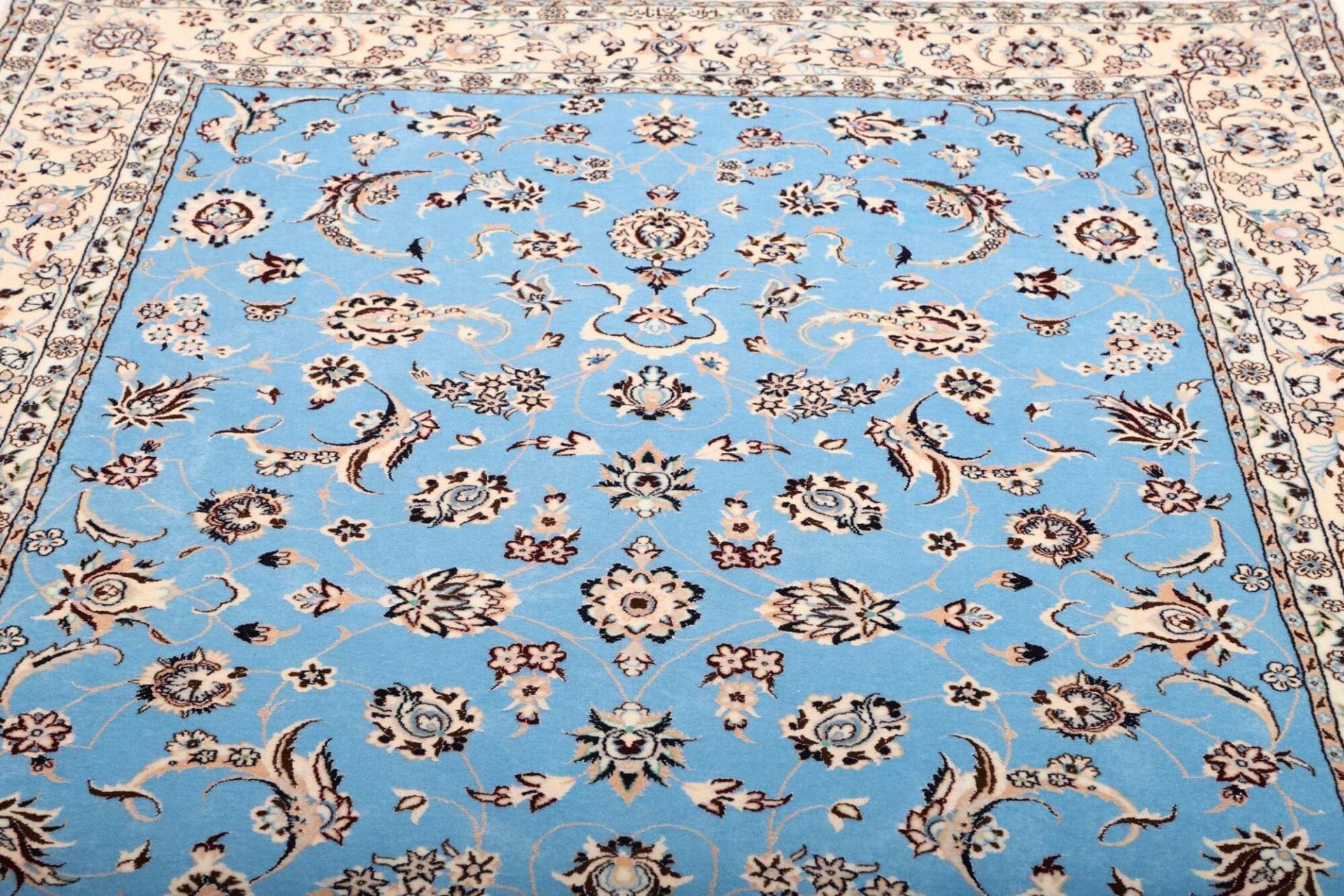 Handgeknüpfter Nain Perserteppich, 163 × 244 cm, Wolle