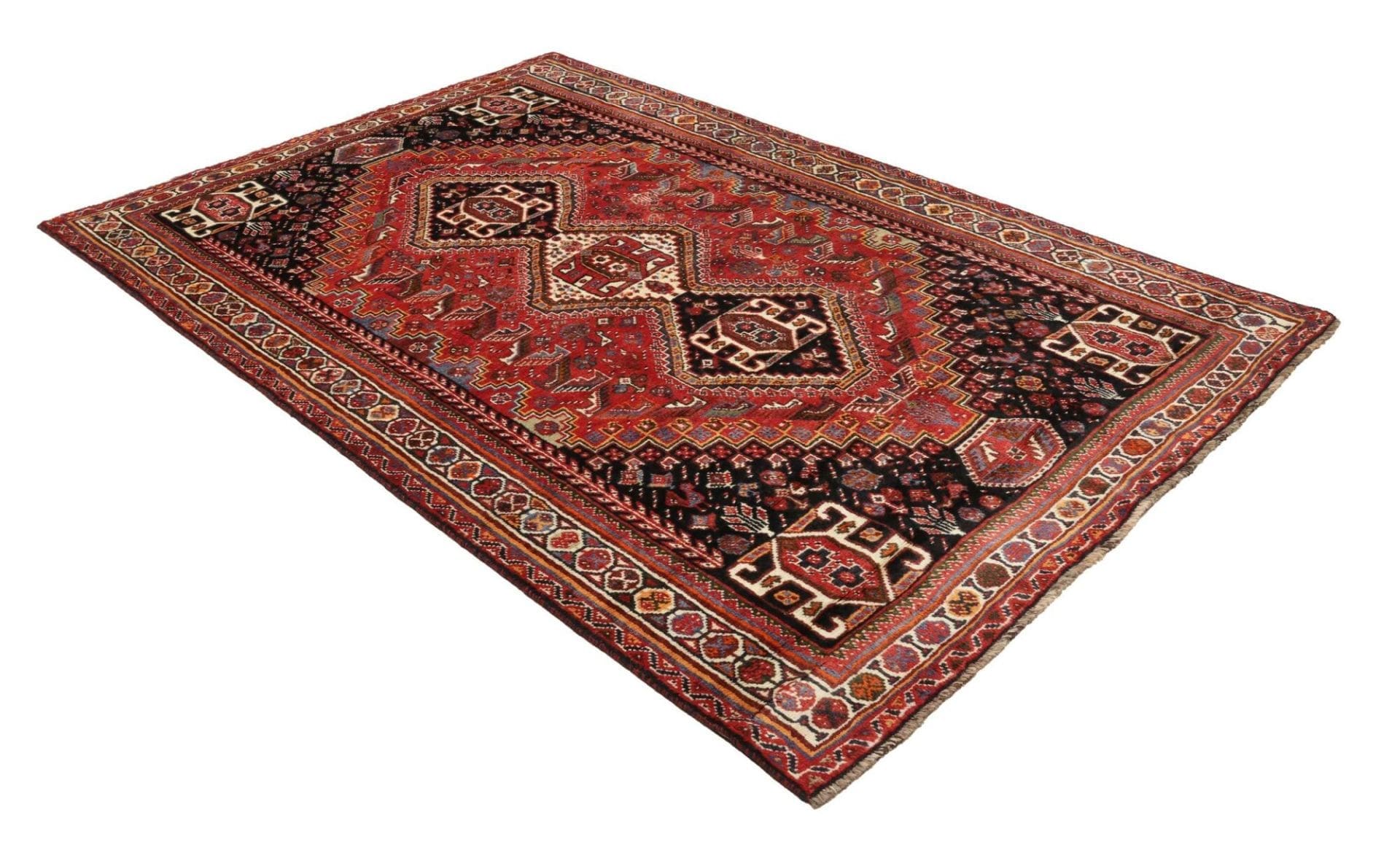 Handgeknüpfter Shiraz Perserteppich 173 × 260 cm
