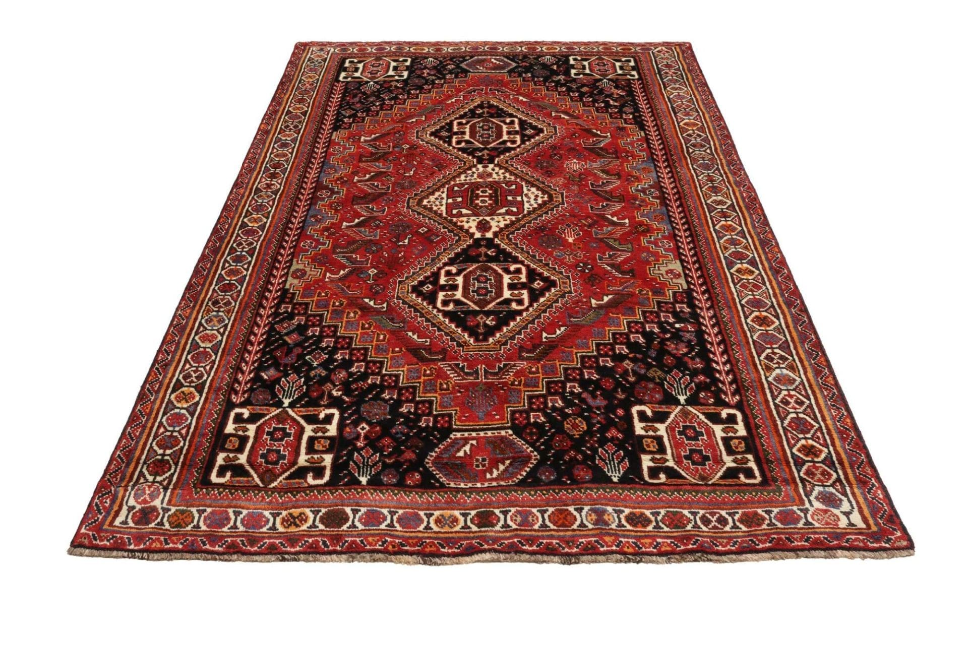 Handgeknüpfter Shiraz Perserteppich 173 × 260 cm