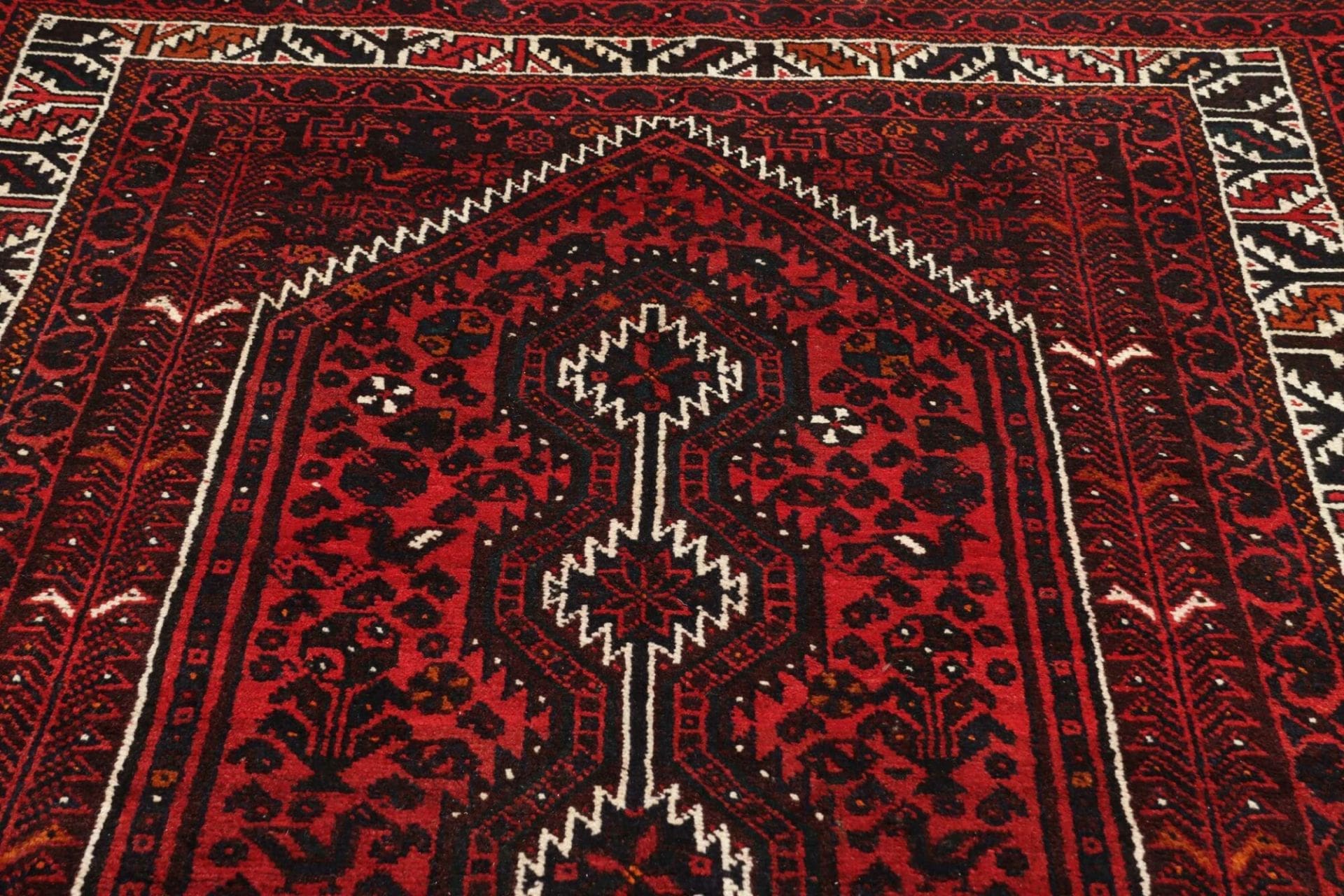 Handgeknüpfter Shiraz Perserteppich, 173 × 240 cm, Wolle