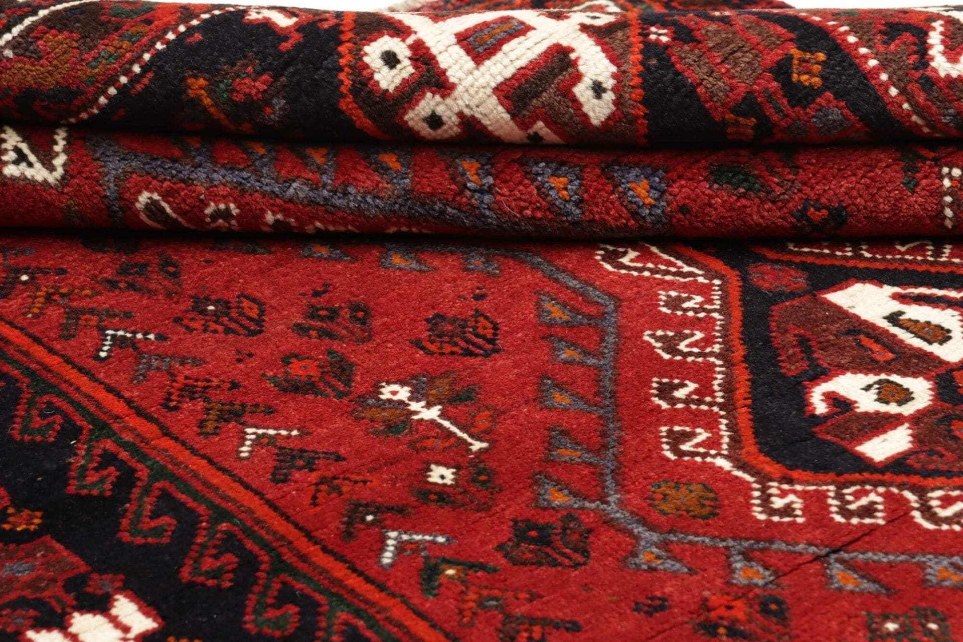 Shiraz Perserteppich 173 × 250 cm aus Wolle, handgeknüpft