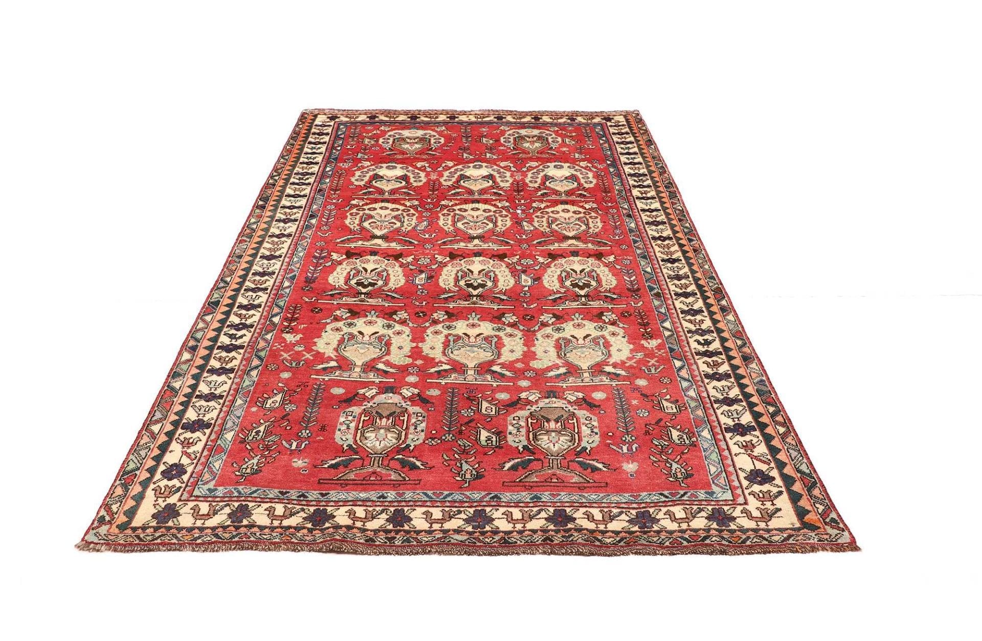 Handgeknüpfter Shiraz Perserteppich 158 × 240 cm