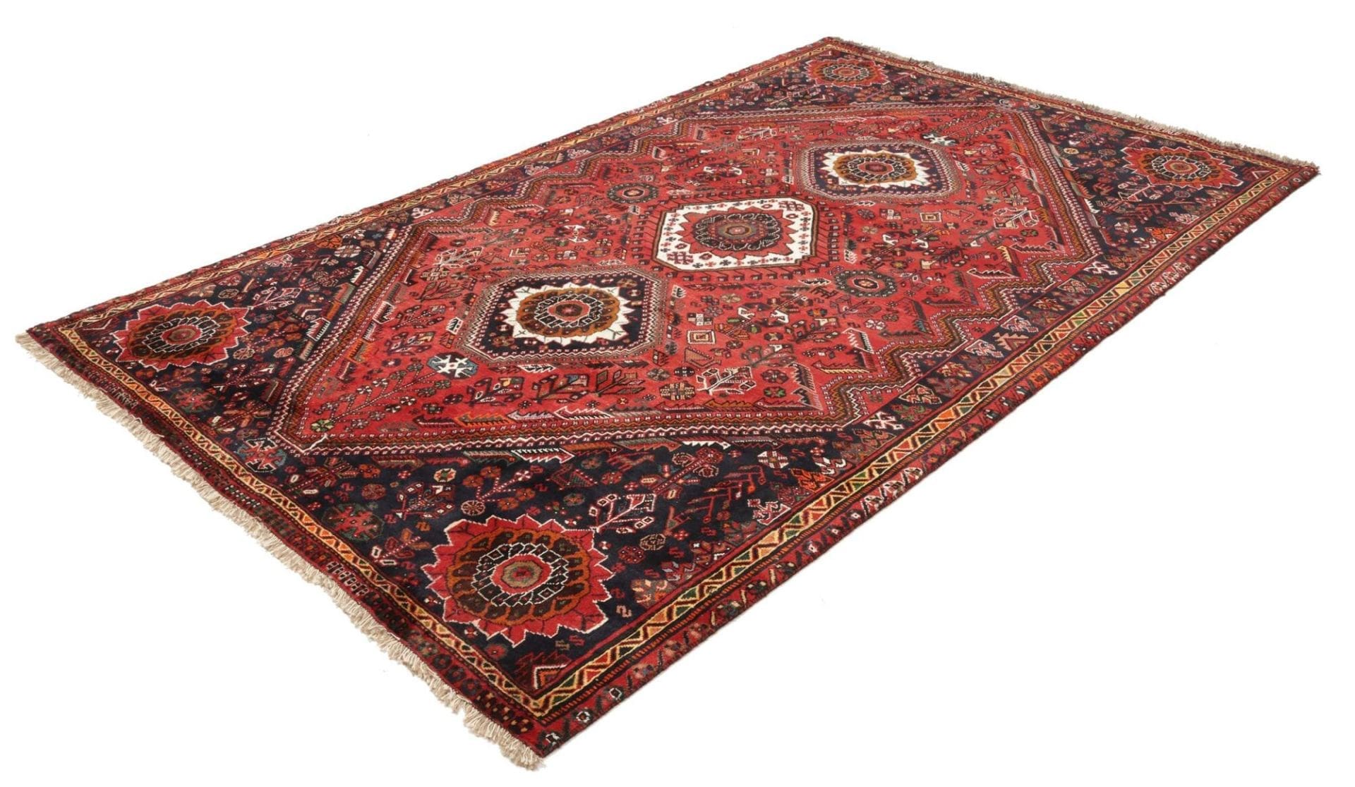 Handgeknüpfter Shiraz Perserteppich 171 × 273 cm