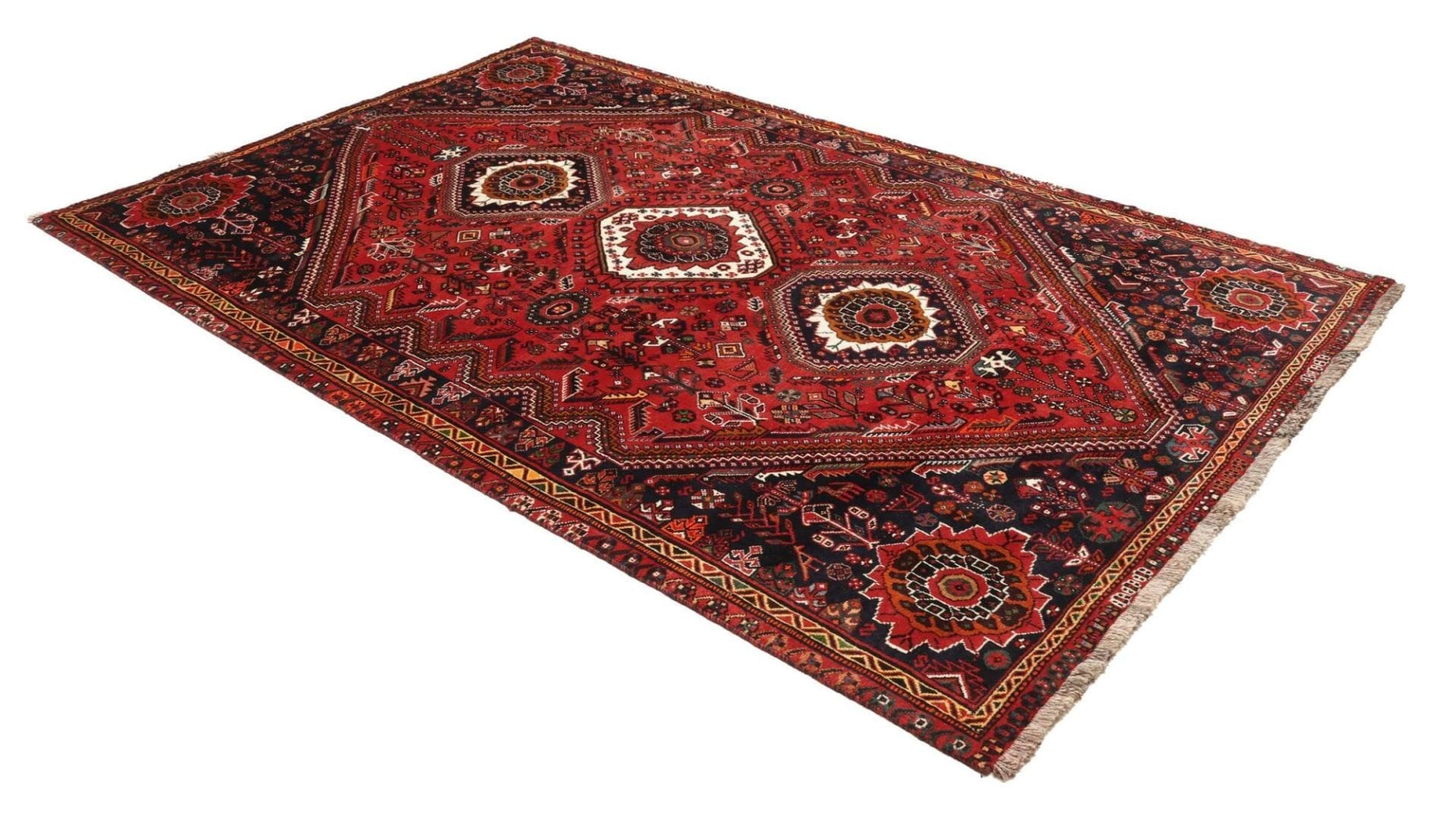 Handgeknüpfter Shiraz Perserteppich 171 × 273 cm