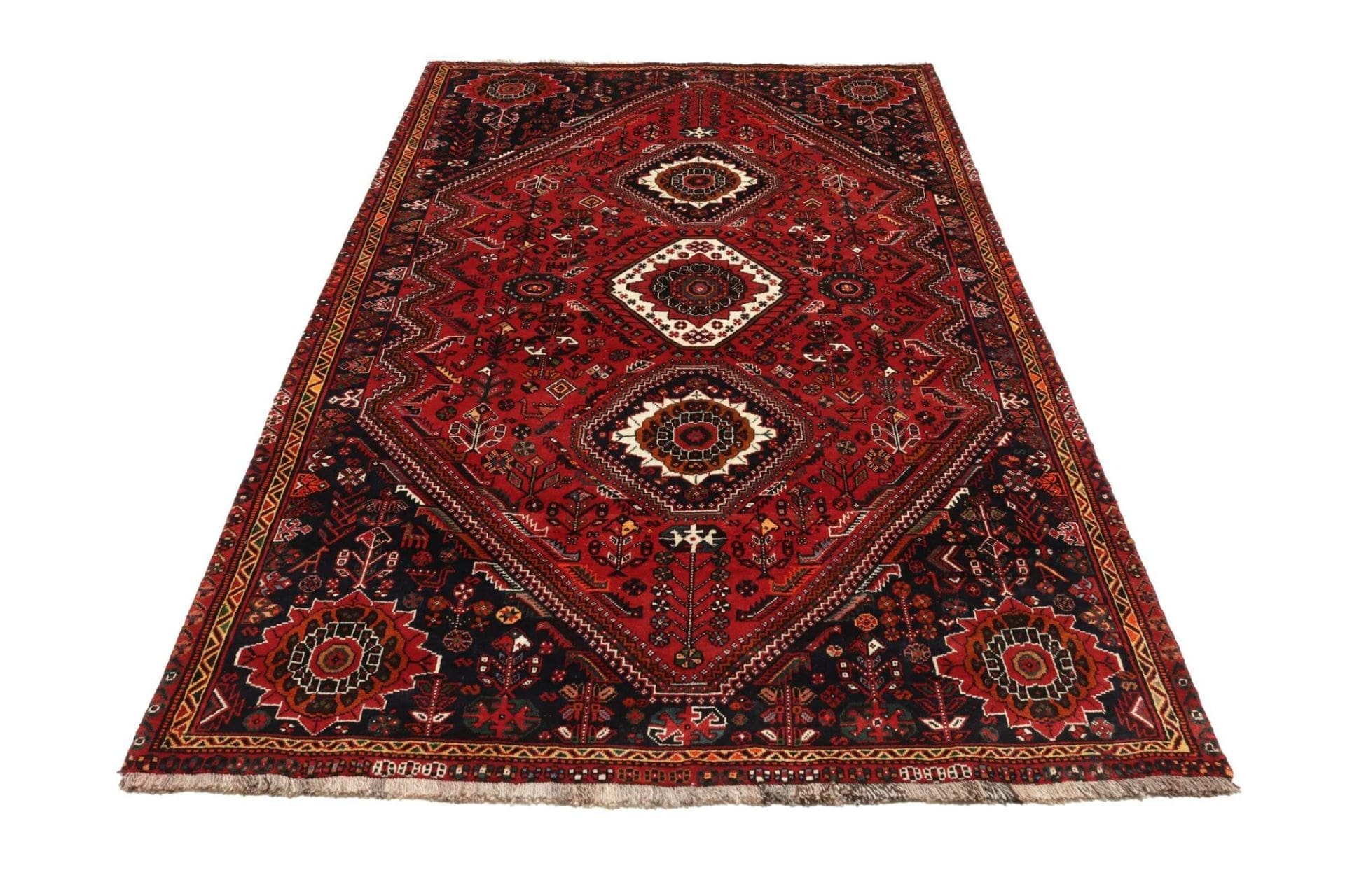 Handgeknüpfter Shiraz Perserteppich 171 × 273 cm