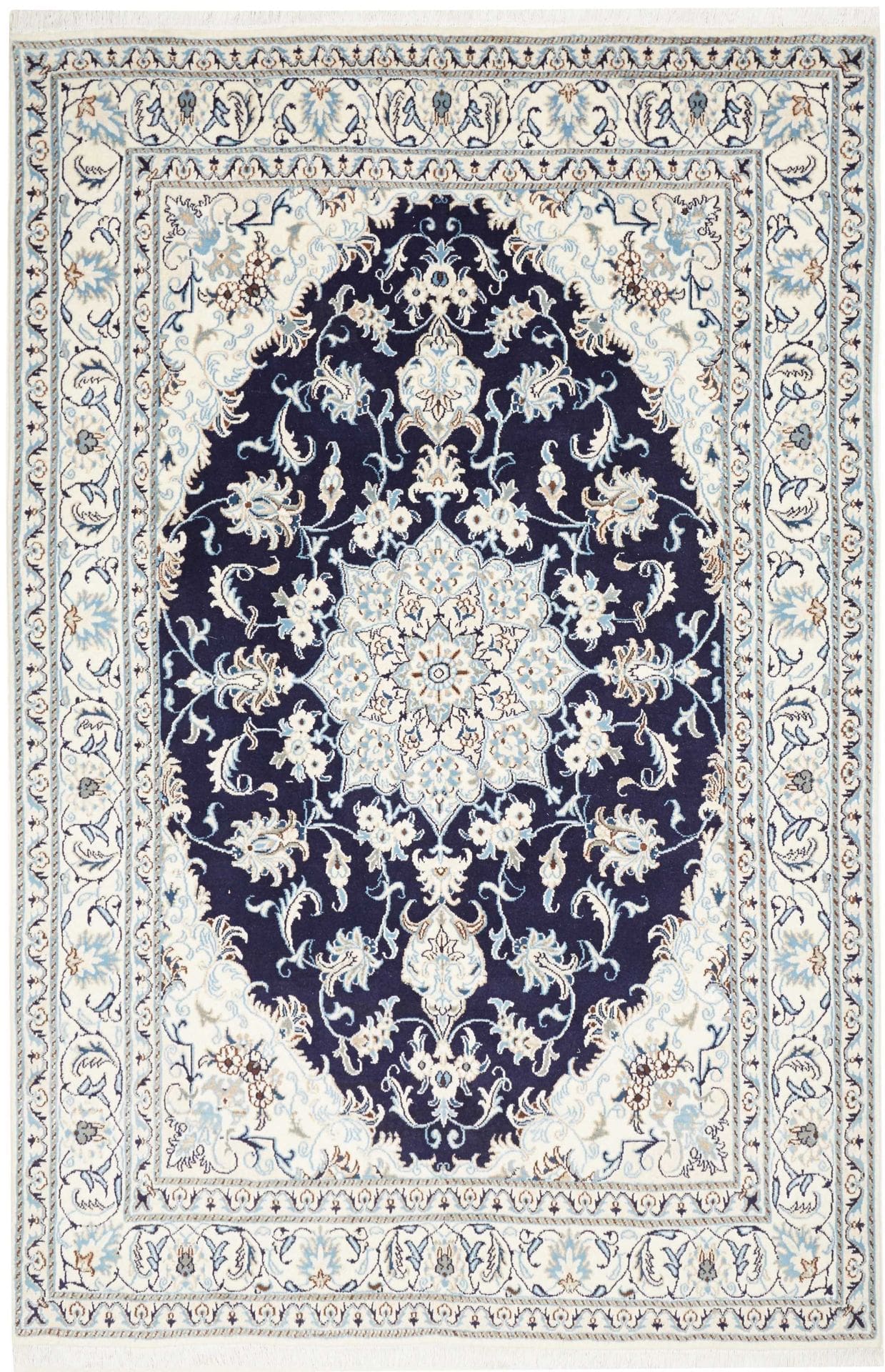 Handgeknüpfter Nain Perserteppich, 171 × 255 cm, Wolle