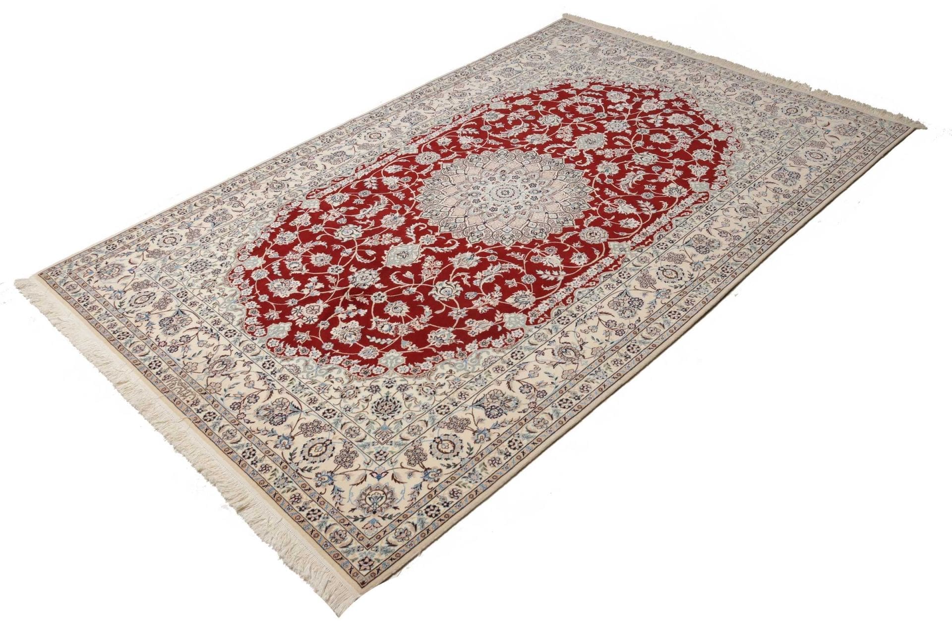 Handgeknüpfter Nain Perserteppich 155 × 241 cm