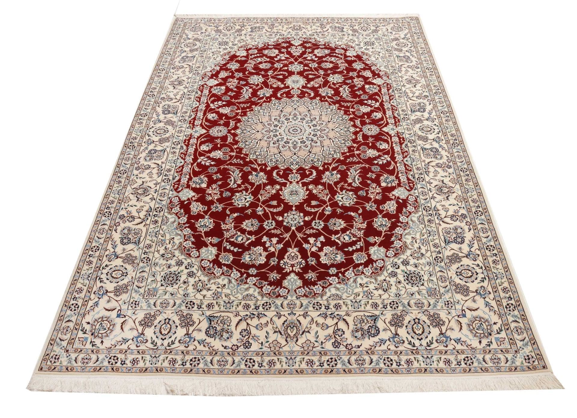 Handgeknüpfter Nain Perserteppich 155 × 241 cm