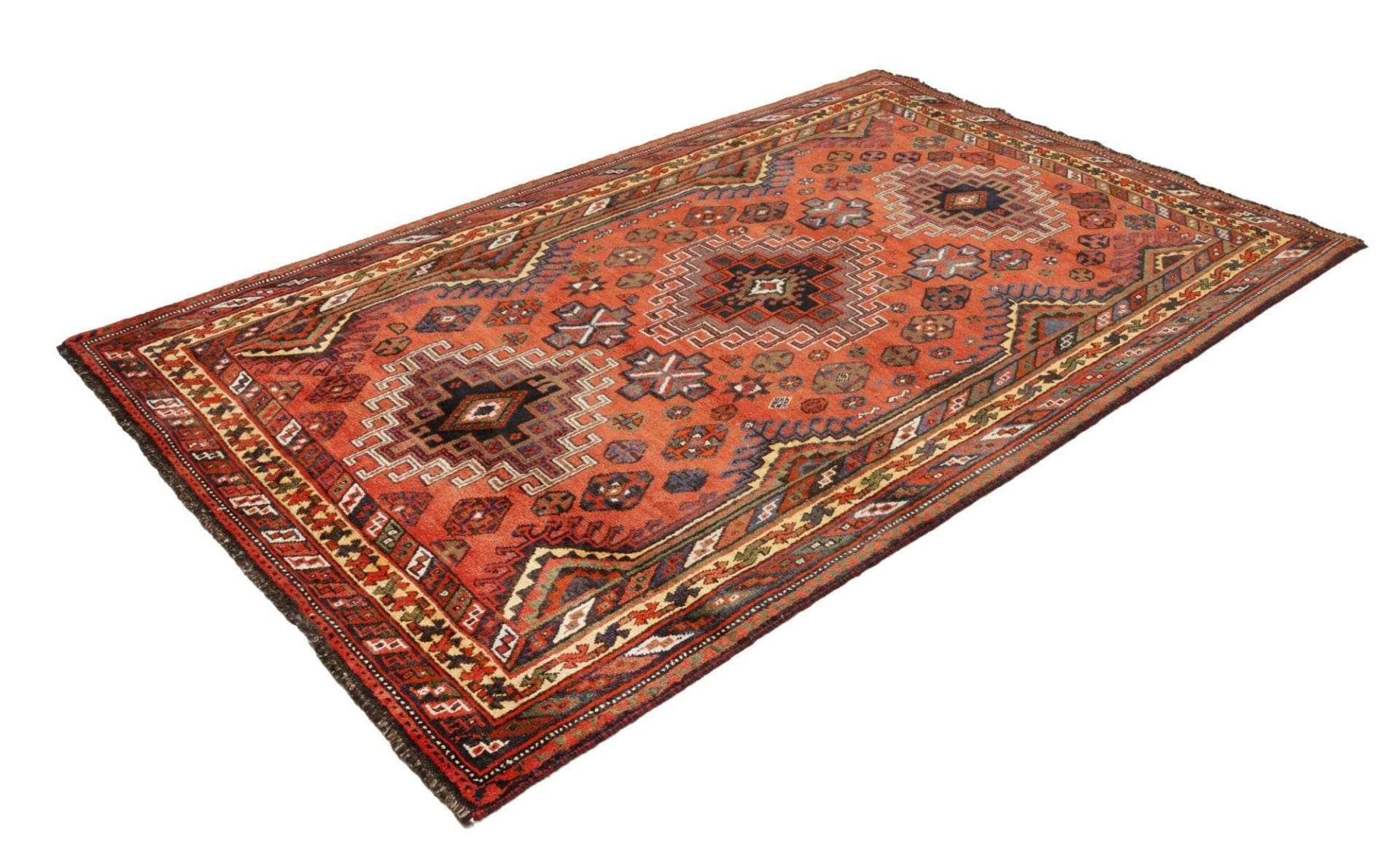 Handgeknüpfter Shiraz Perserteppich 163 × 250 cm