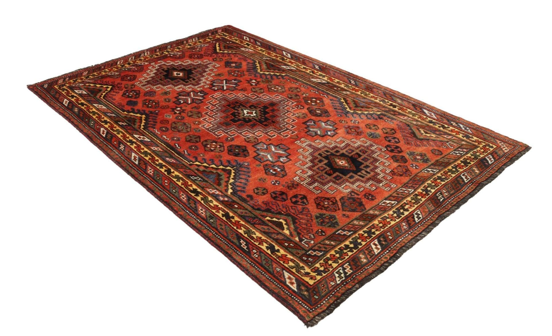 Handgeknüpfter Shiraz Perserteppich 163 × 250 cm
