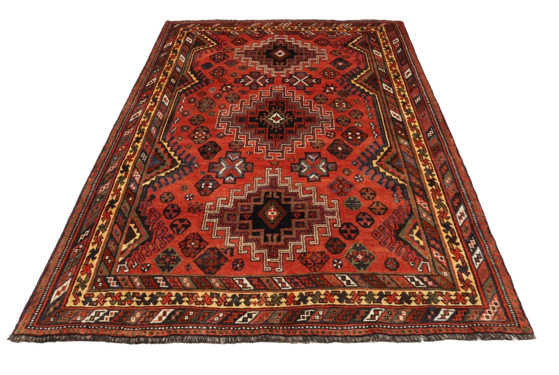 Handgeknüpfter Shiraz Perserteppich 163 × 250 cm